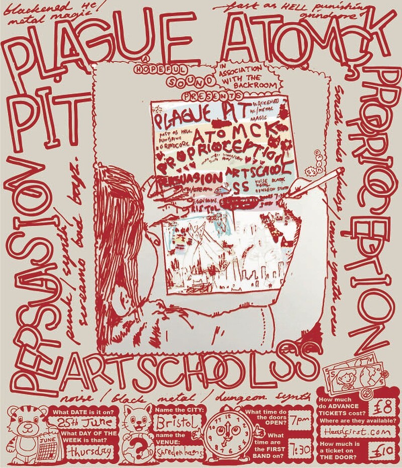 Plague Pit + Atomck + Proprioception + Persuasion + Art School SS @ Shredz at The Backroom (Shredenhams)