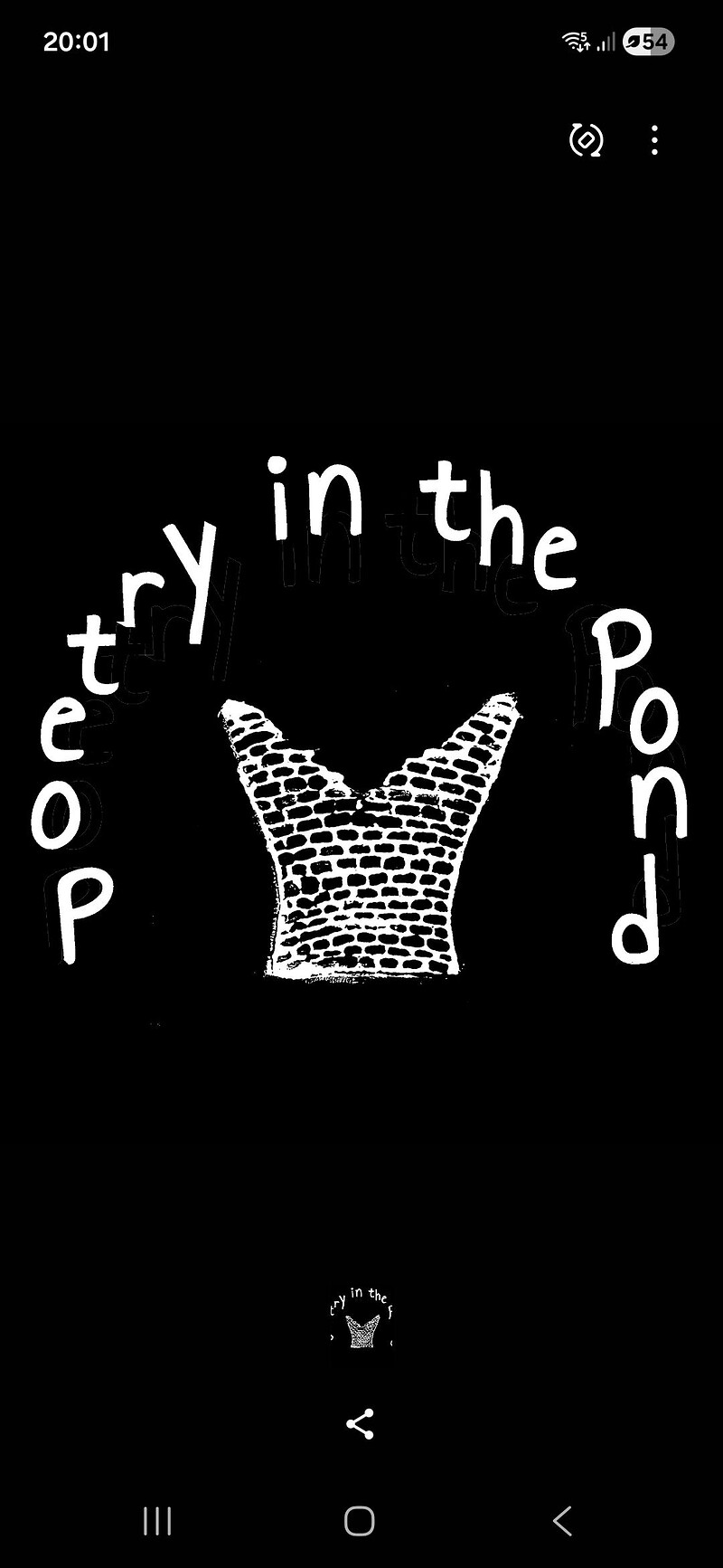 Poetry in the Pond at The Vassall Centre