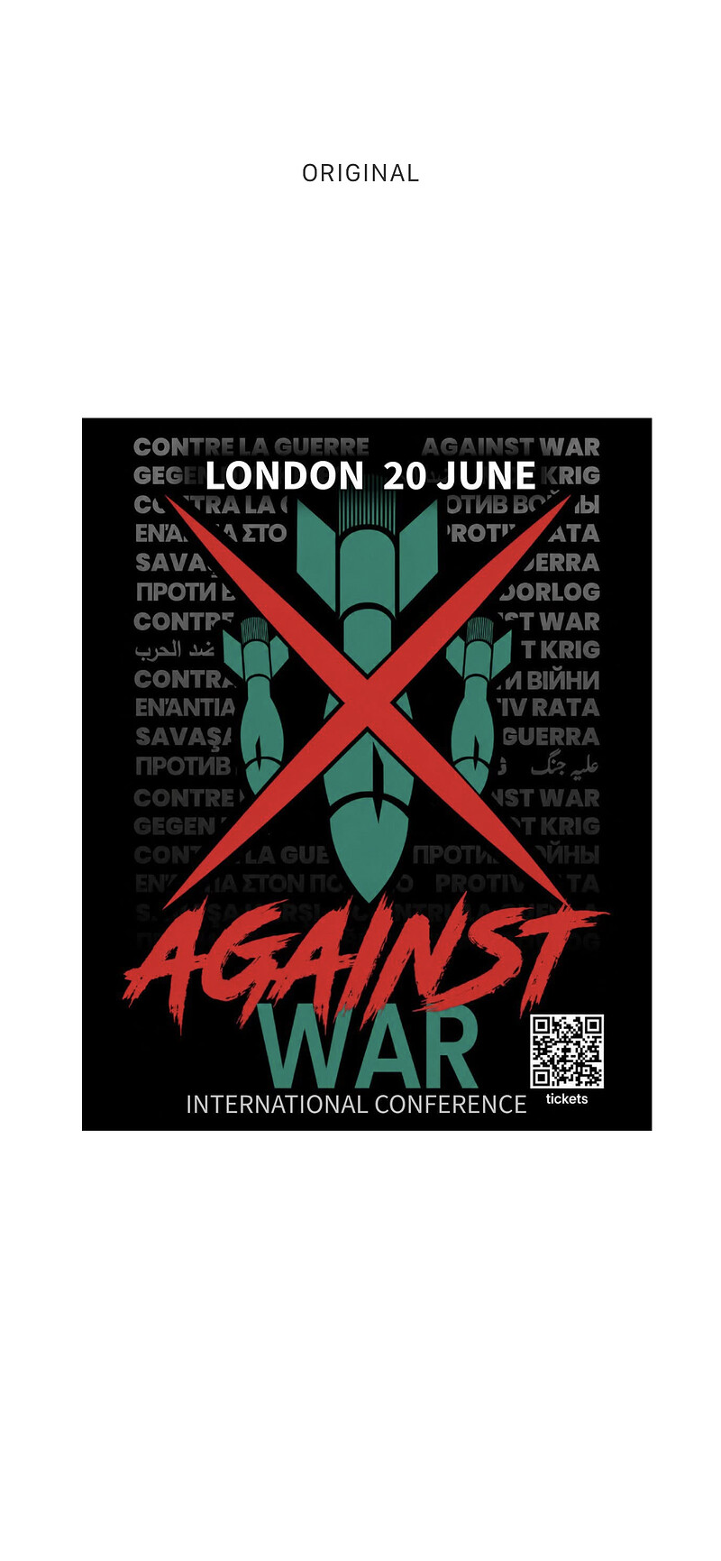 Coaches to the Anti-War Conference in London at Anchor Road