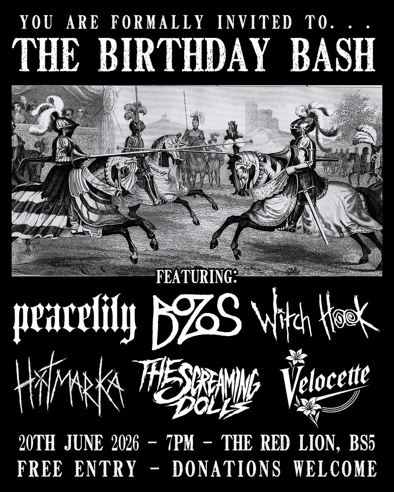 PEACELILY, WITCH HOOK, BOZOS AND MORE at The Red Lion