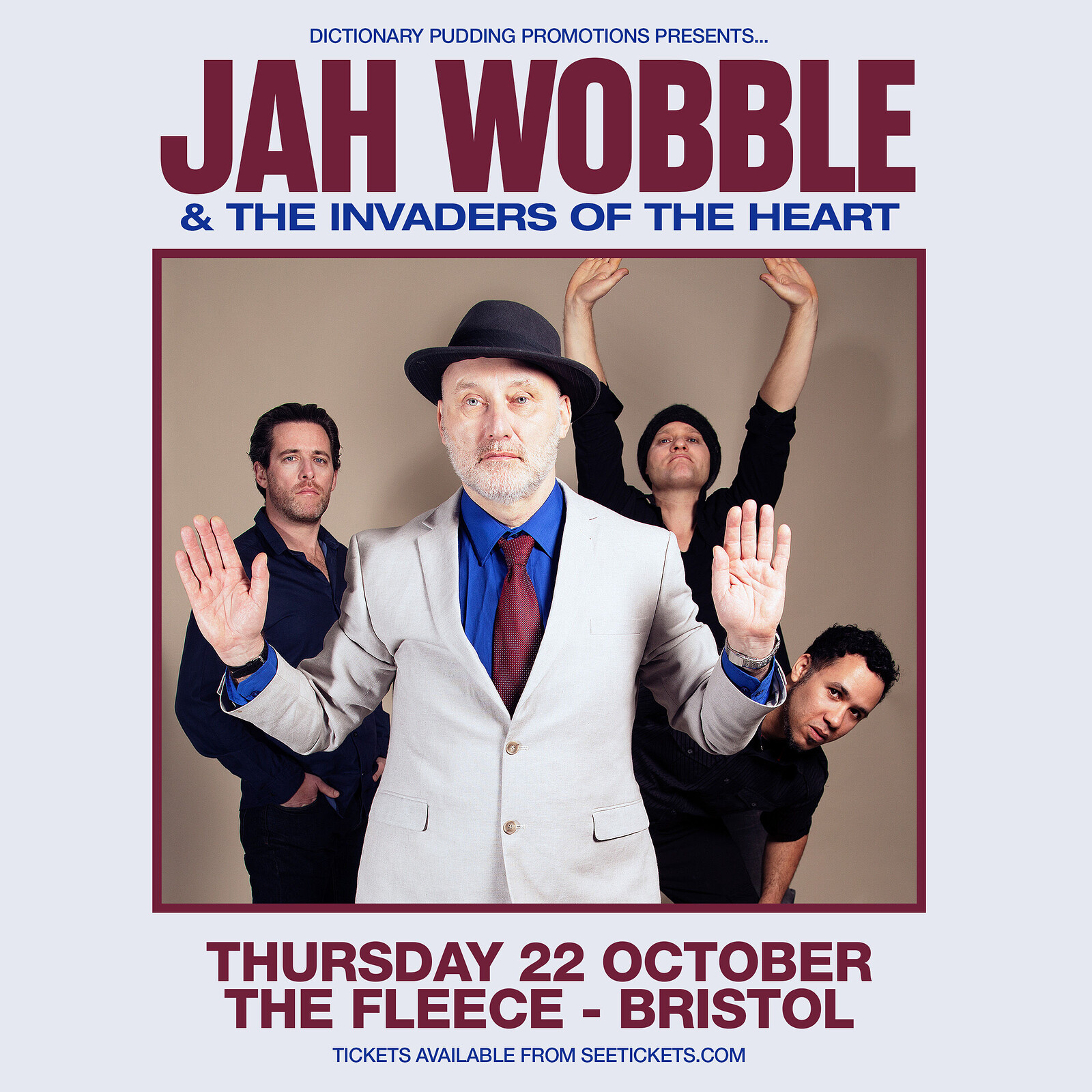 Jah Wobble and the Invaders of The Heart at The Fleece