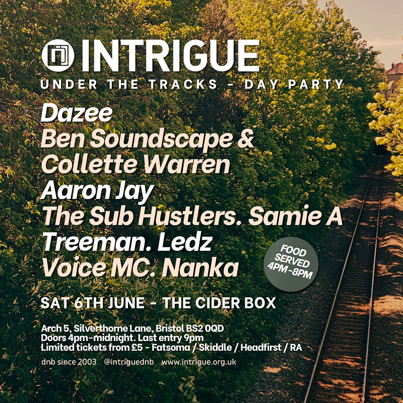 Intrigue Day Party Dazee, Ben Soundscape & Collette Warren + more at The Cider Box Tap Room