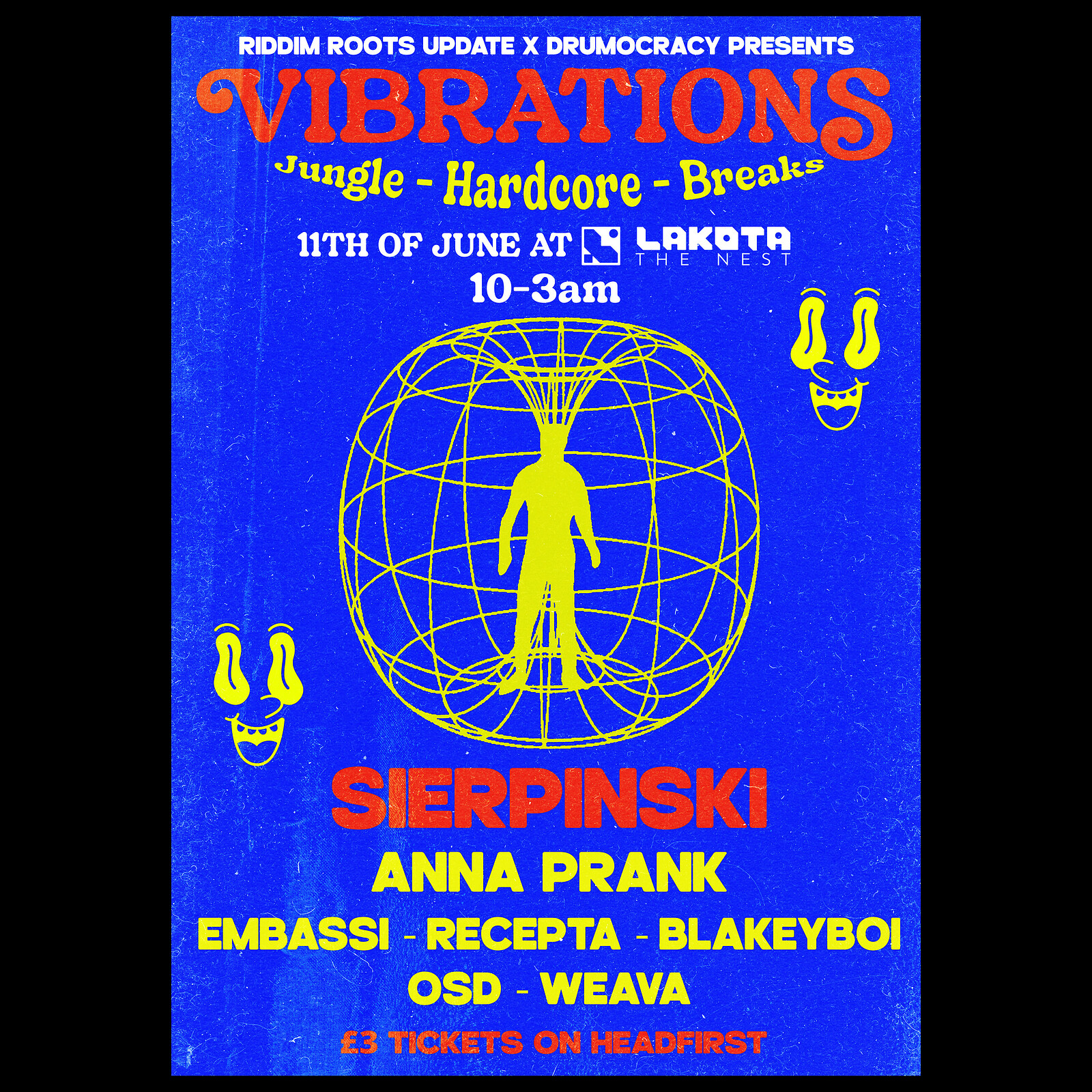 Vibrations with Sierpinski + Anna Prank at The Nest, Lakota