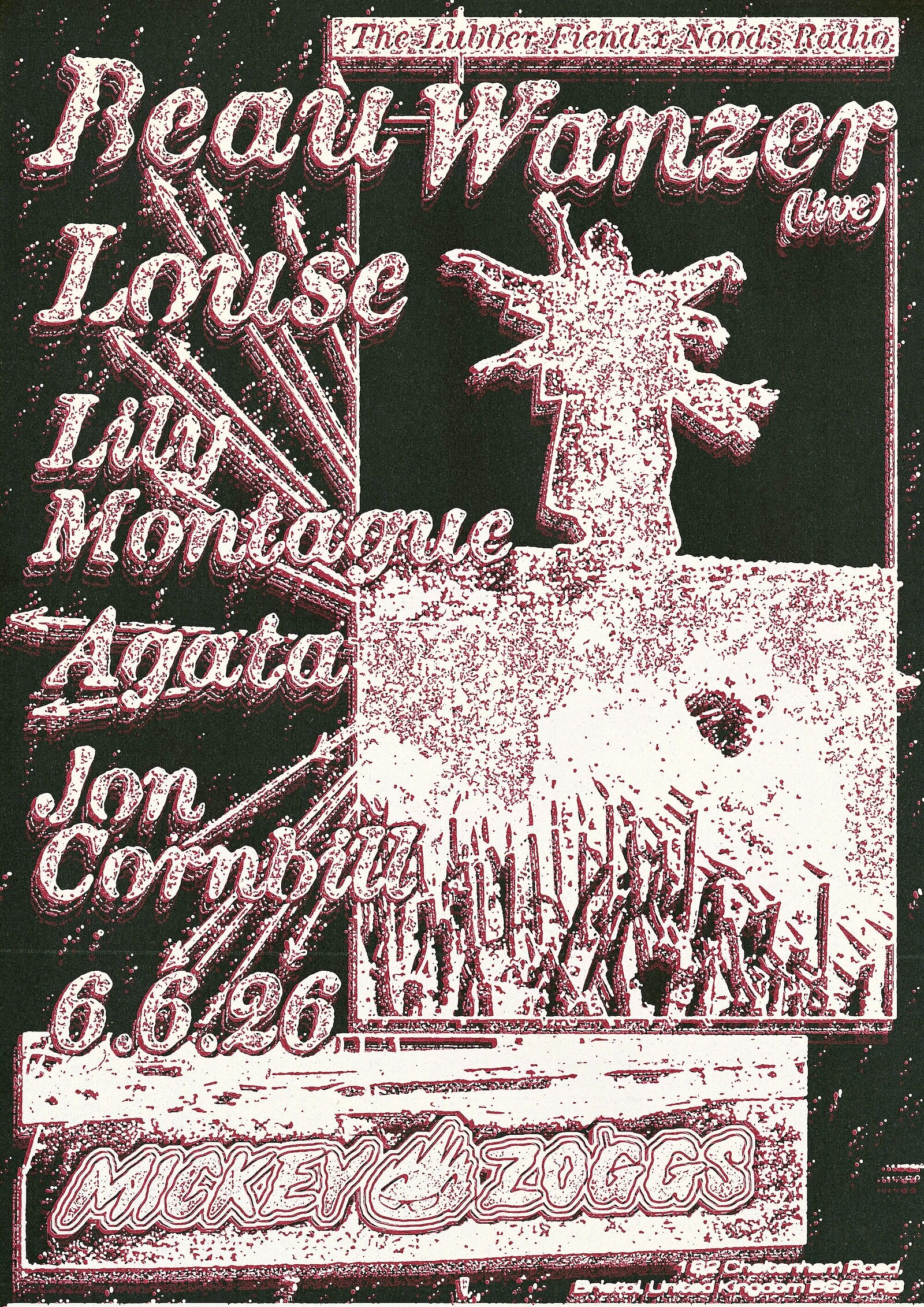 Zoggs x Lubber Fiend: Beau Wanzer, Louse, Lily Montague, Agata, Jon Cornbil at Mickey Zoggs