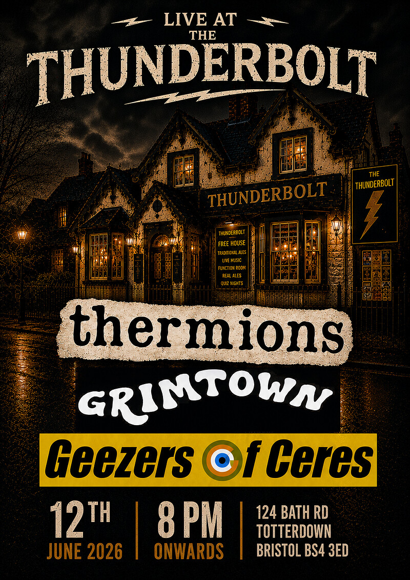 THERMIONS *SINGLE LAUNCH at The Thunderbolt