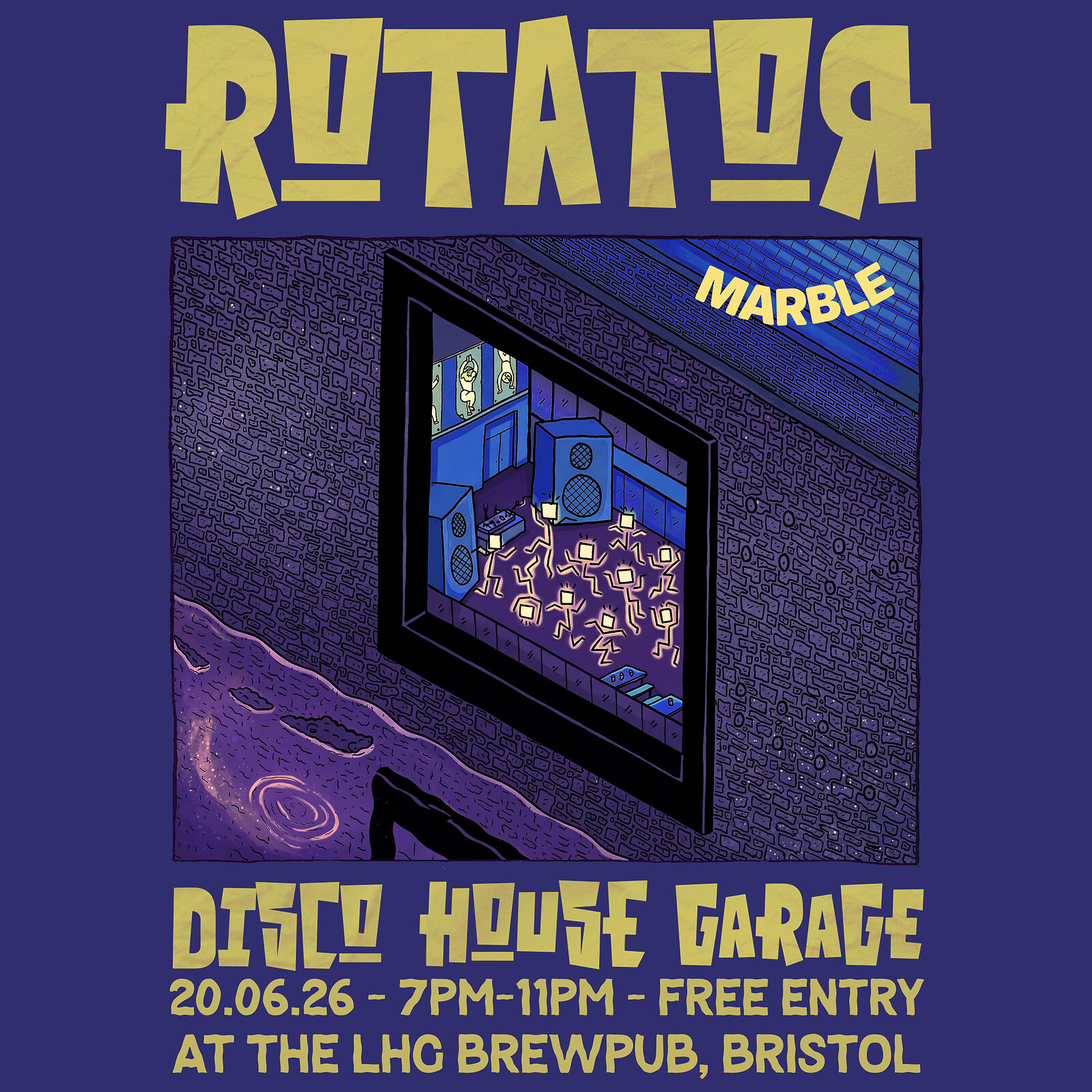 Rotator Round 3 - Disco, House, Garage at Left Handed Giant Brewpub