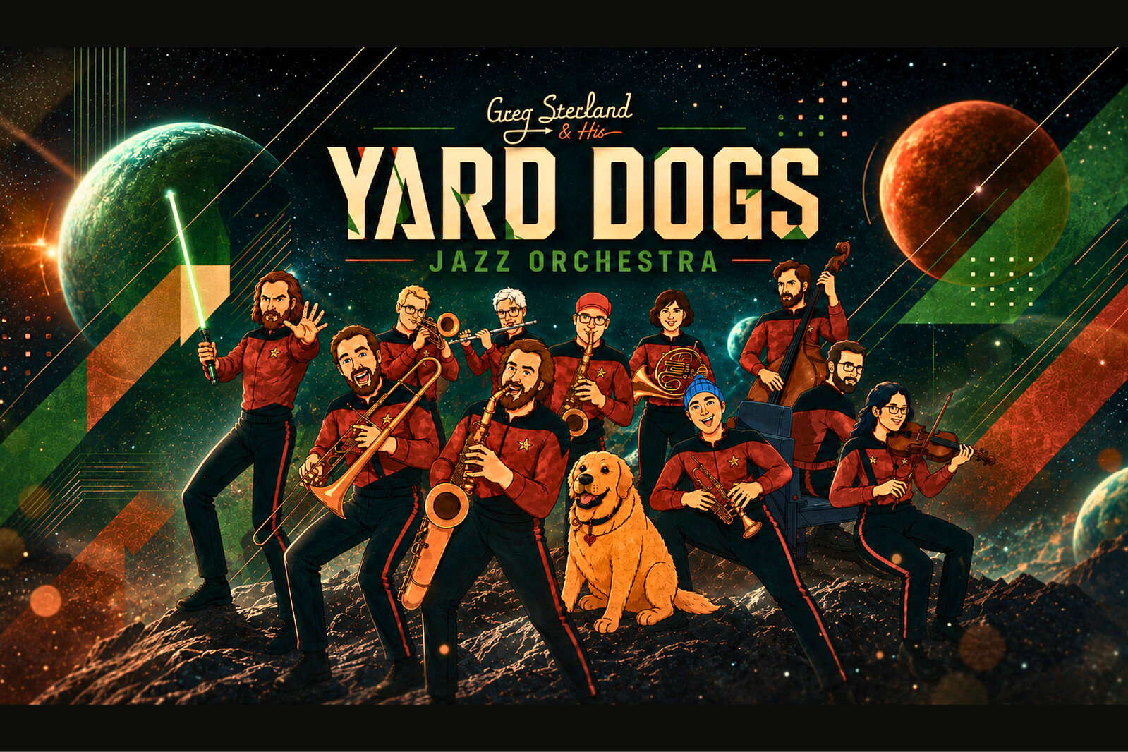 Swing Sunday with Cake - The Yard Dogs Jazz Orchestra at The Harbour, Totterdown