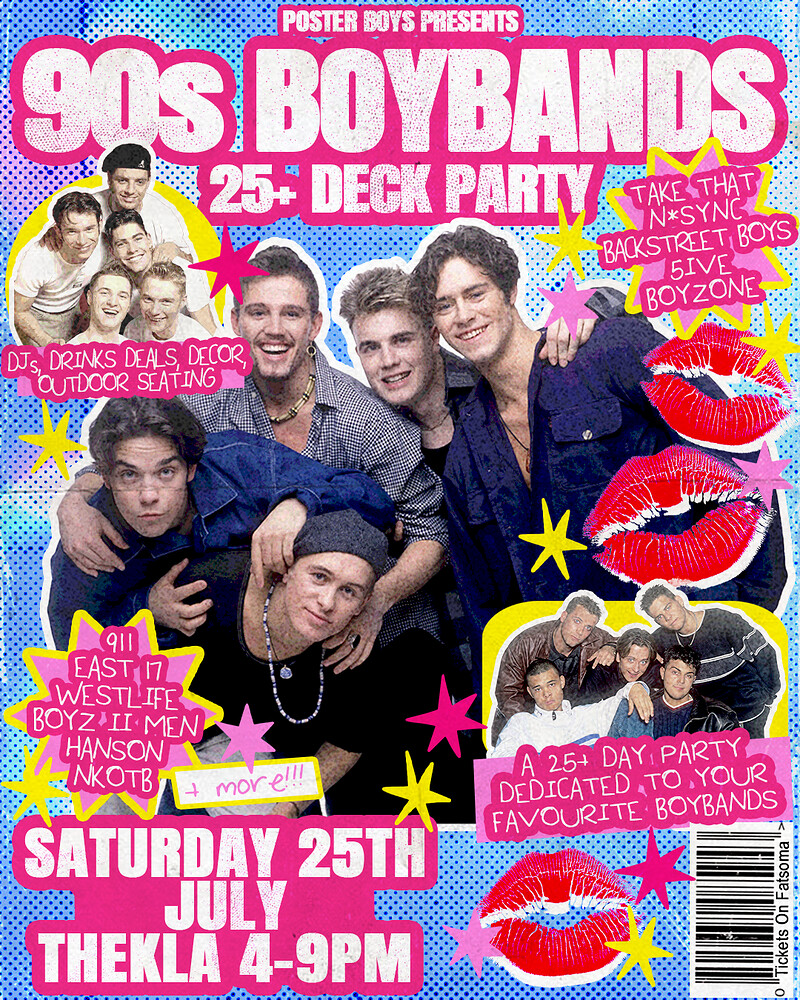 DOCKSIDE SESSIONS: 90s Boybands Deck Party at Thekla