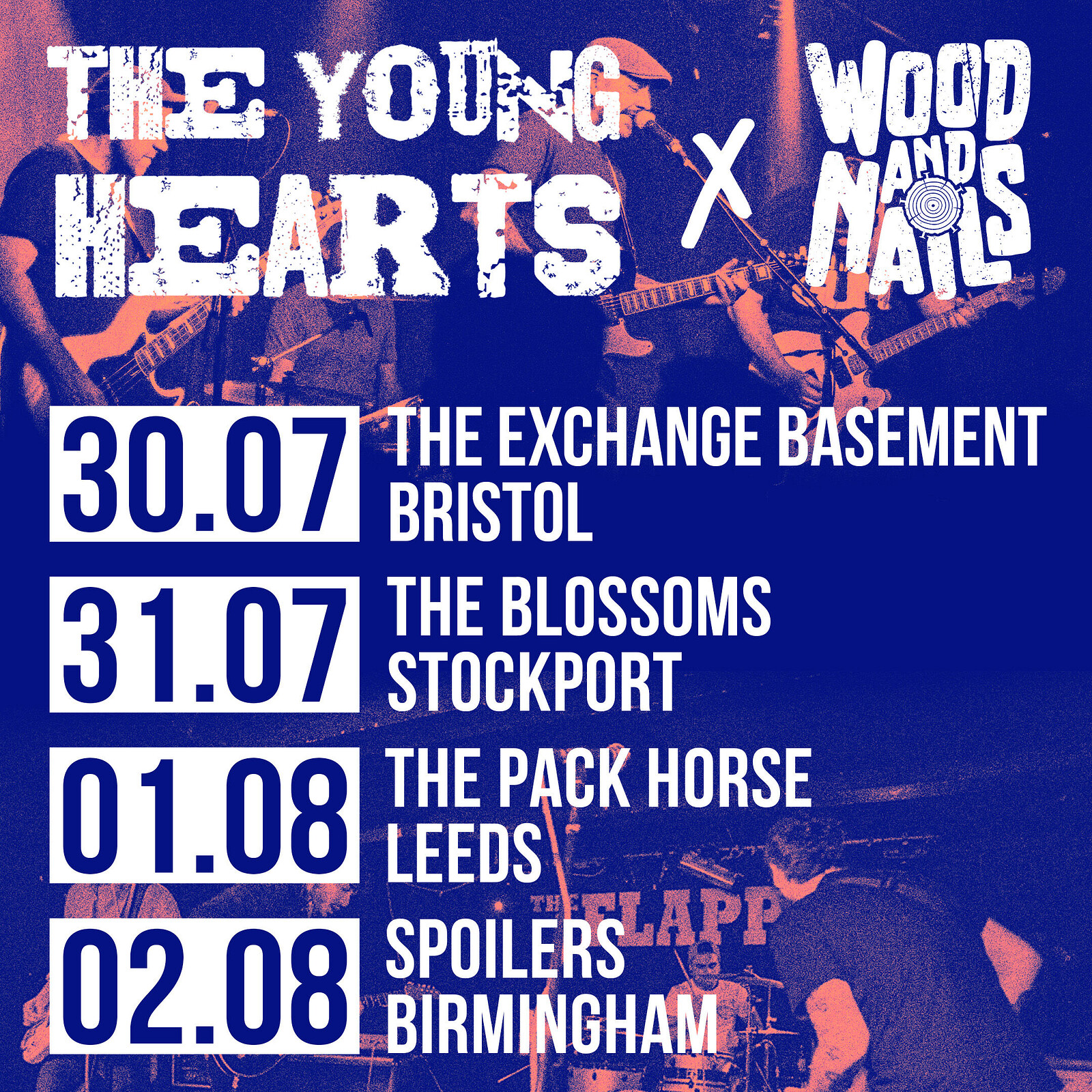 THE YOUNG HEARTS at Exchange