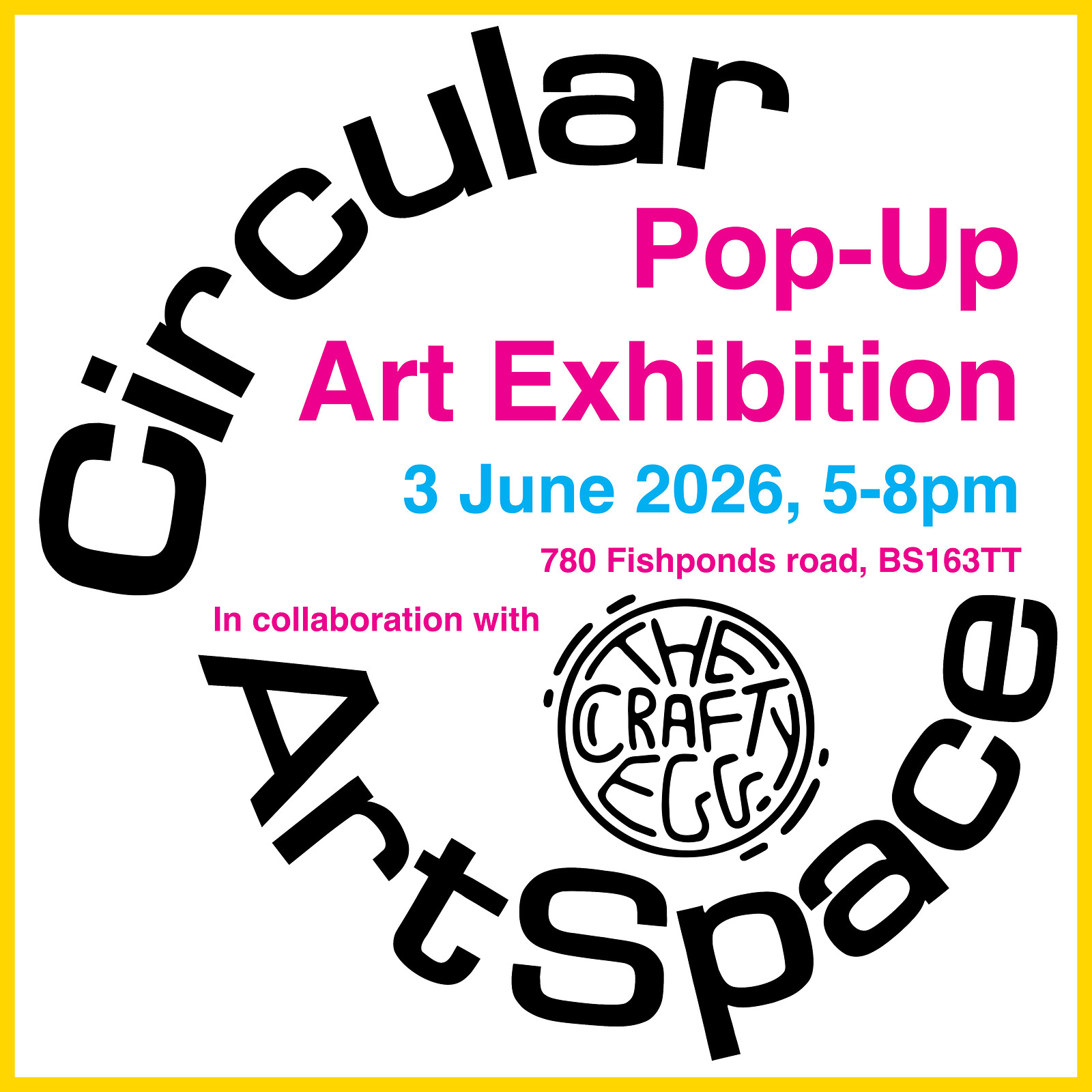 Pop-Up Art Exhibition at The Crafty Egg (Fishponds)