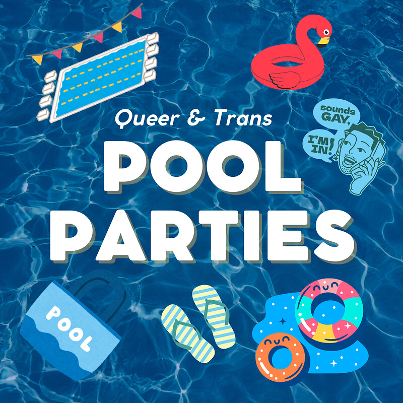 Queer & trans pool party at Private pool near Bristol