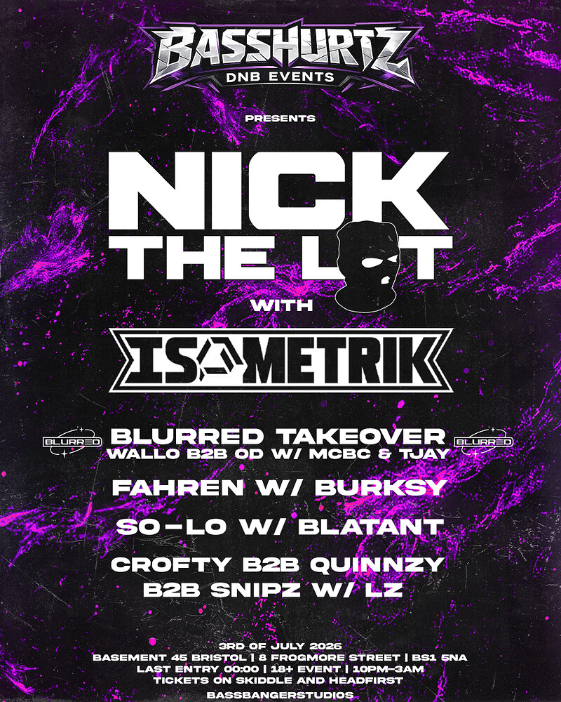 BassHurtz launch party at Basement 45