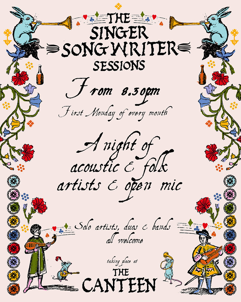 The Singer Songwriter Sessions at The Canteen