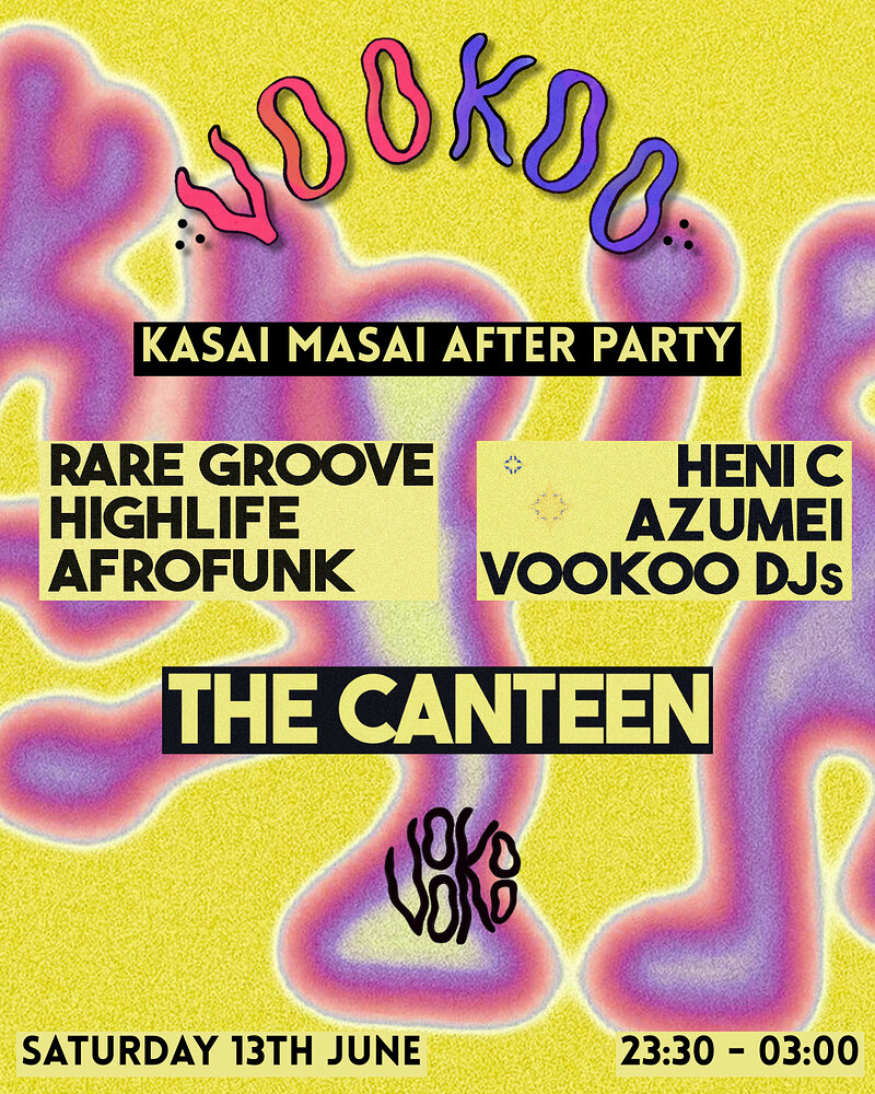 After party for Kasai Masai at The Canteen