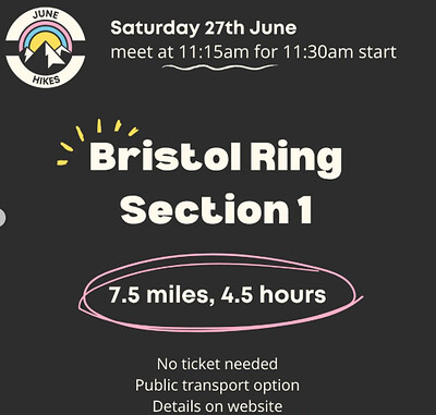 Queer Hiking Bristol: Bristol Ring Section 1 at The Square