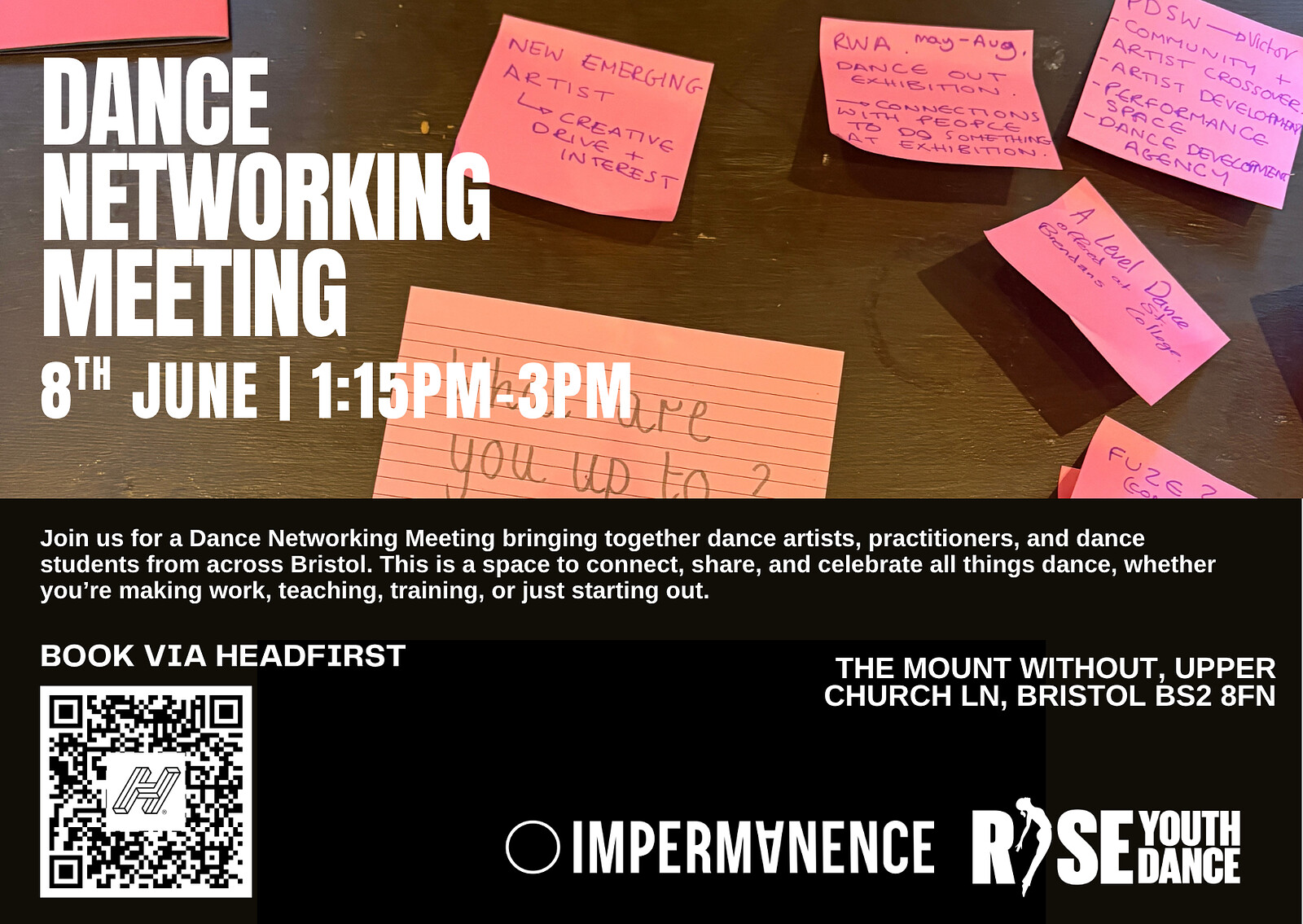 Dance Networking Meeting at The Mount Without