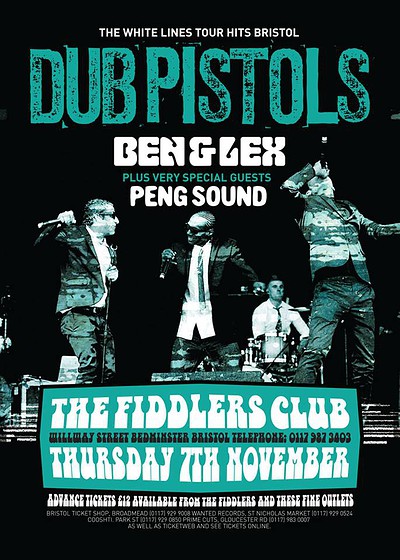 Dub Pistols'white Lines' Tour at Fiddlers