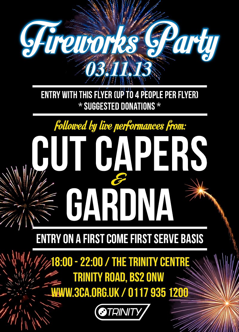 Fireworks Party at The Trinity Centre