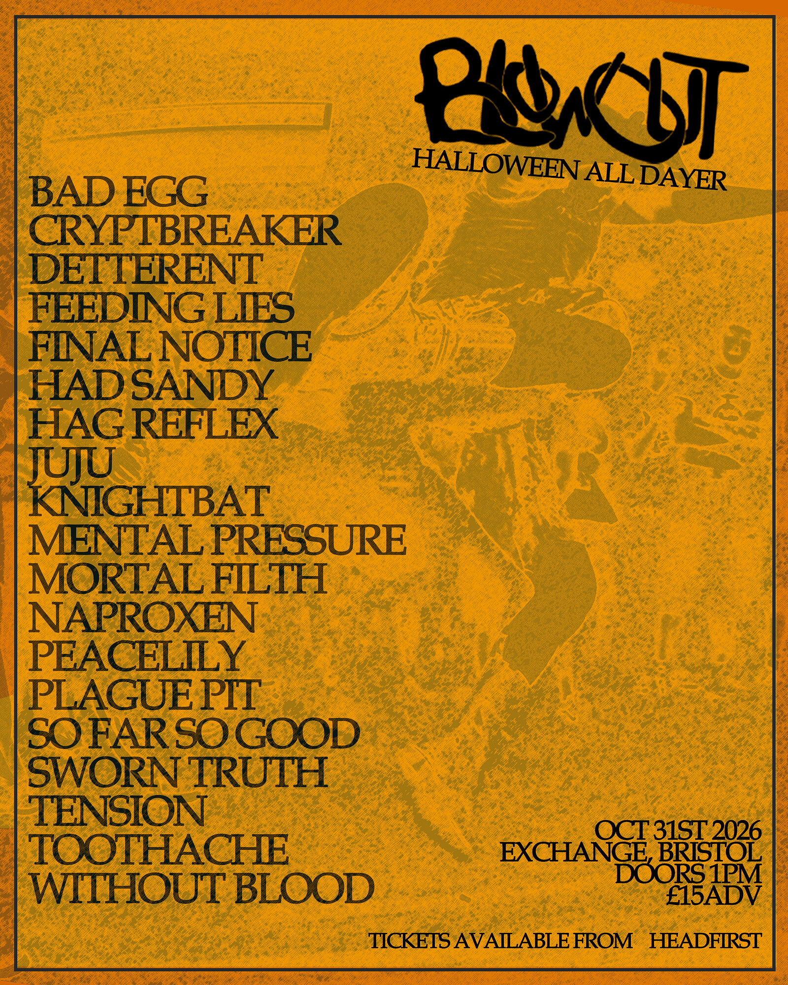 Blowout Halloween All Dayer at Exchange