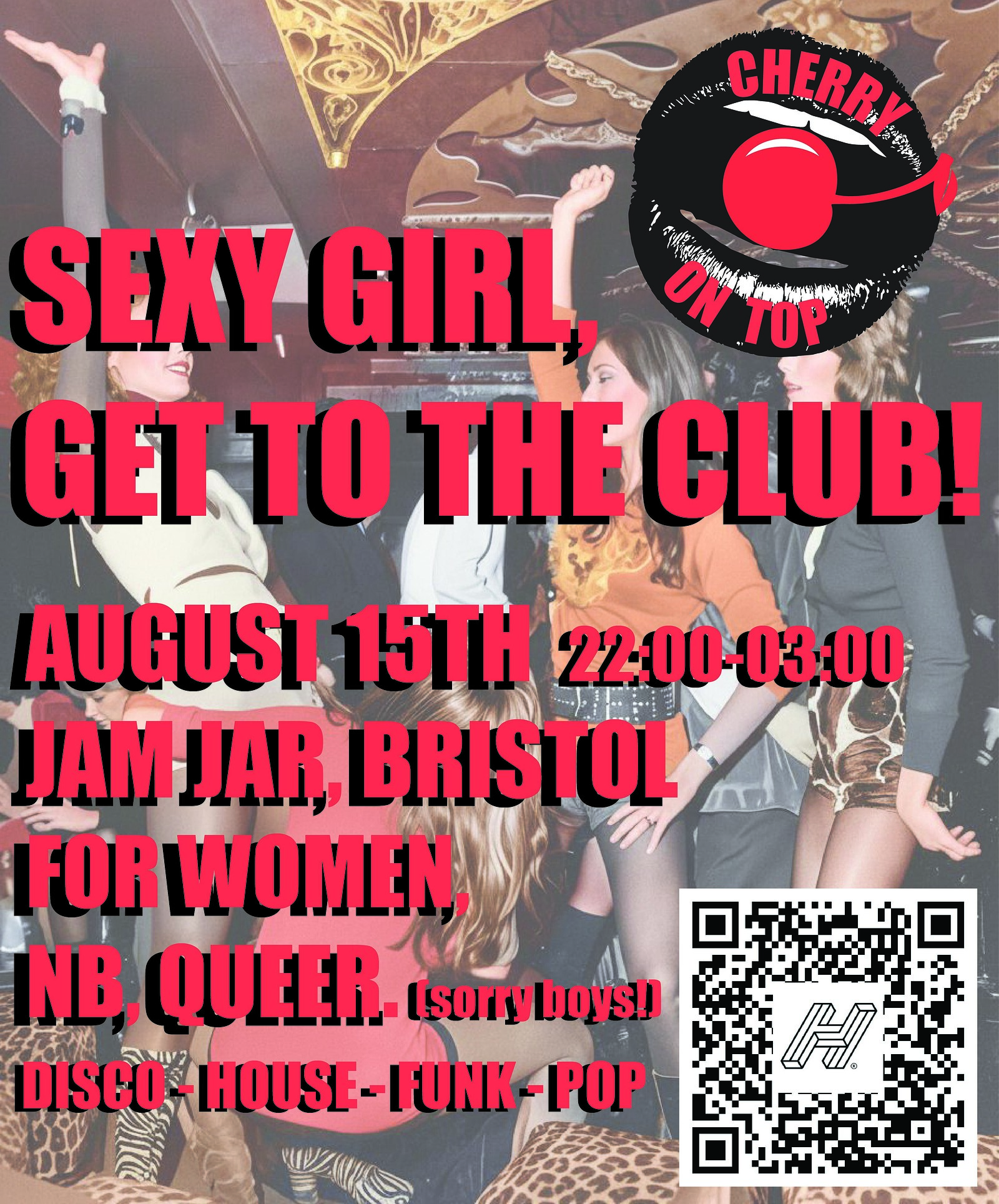Cherry on Top at The Jam Jar