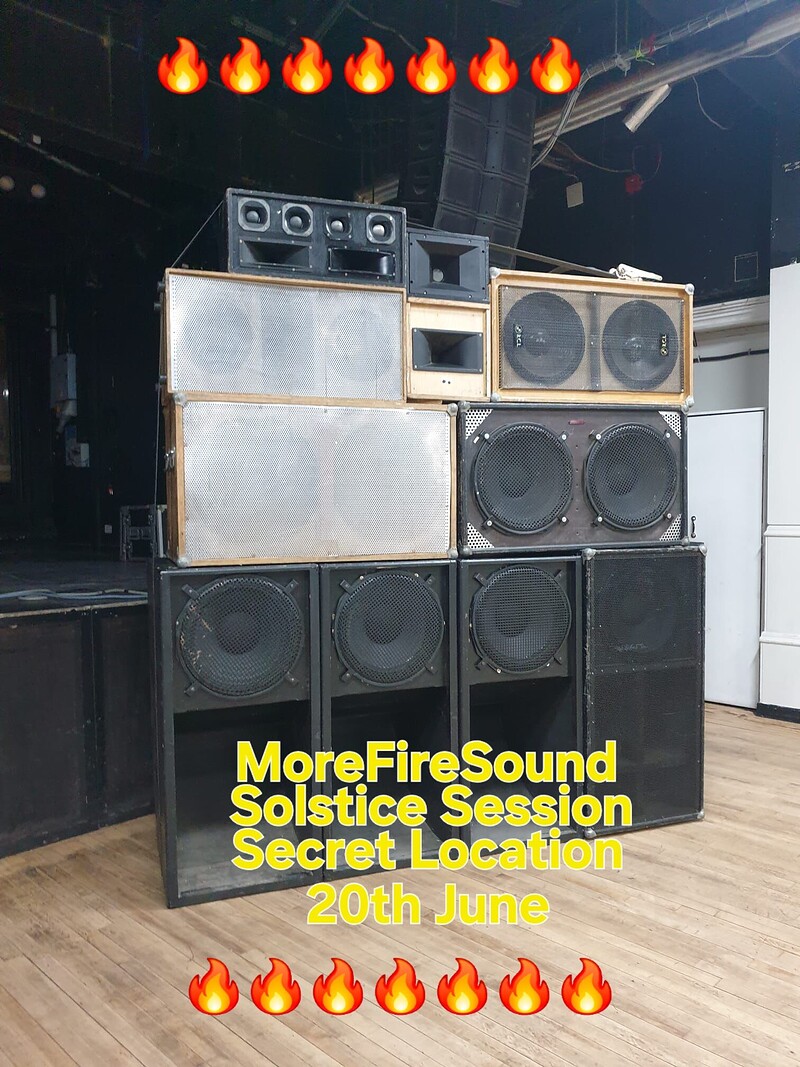 Morefire Soundsystem Solstice Session at Secret venue