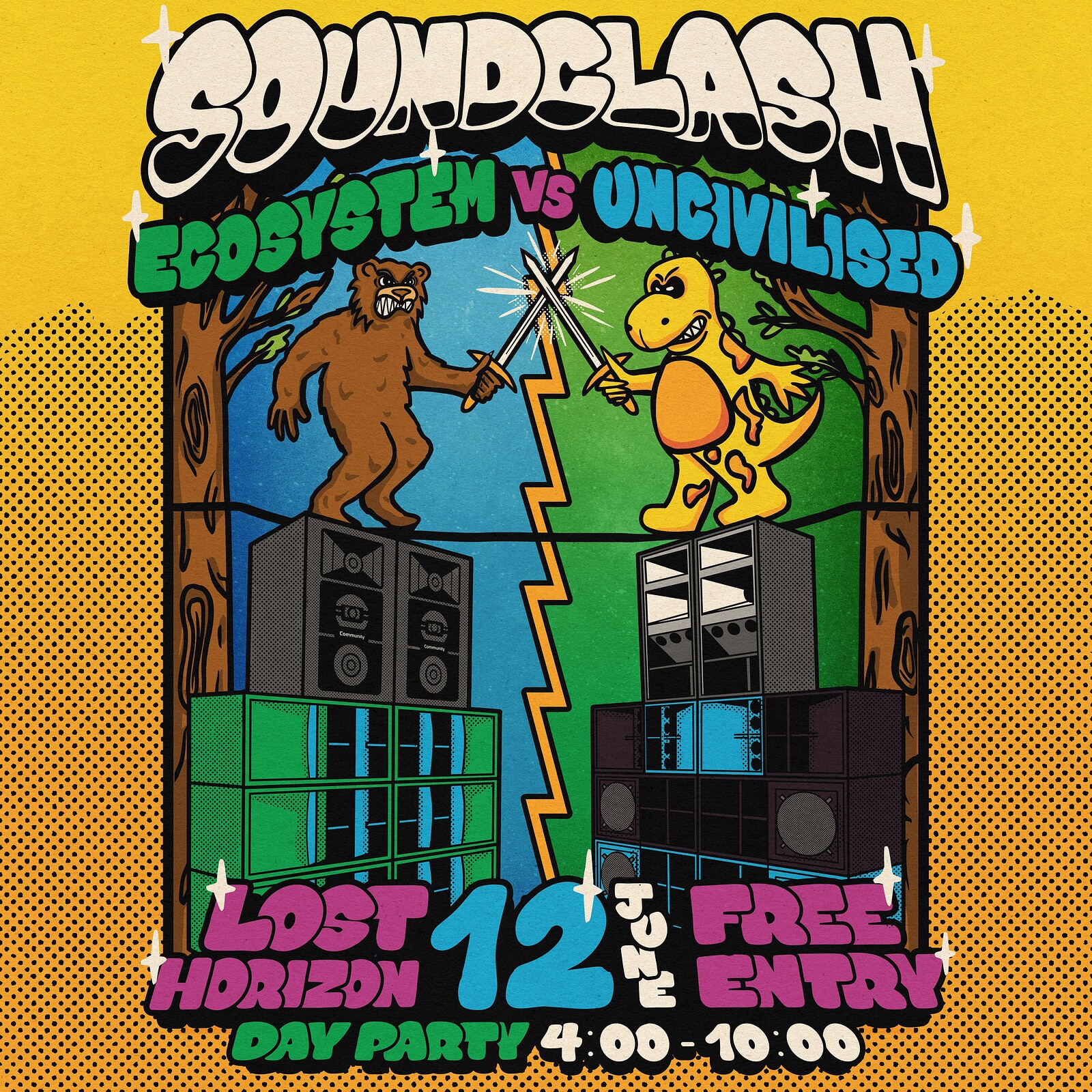 ECOSYSTEM vs UNCIVILISED - SOUNDCLASH at Lost Horizon