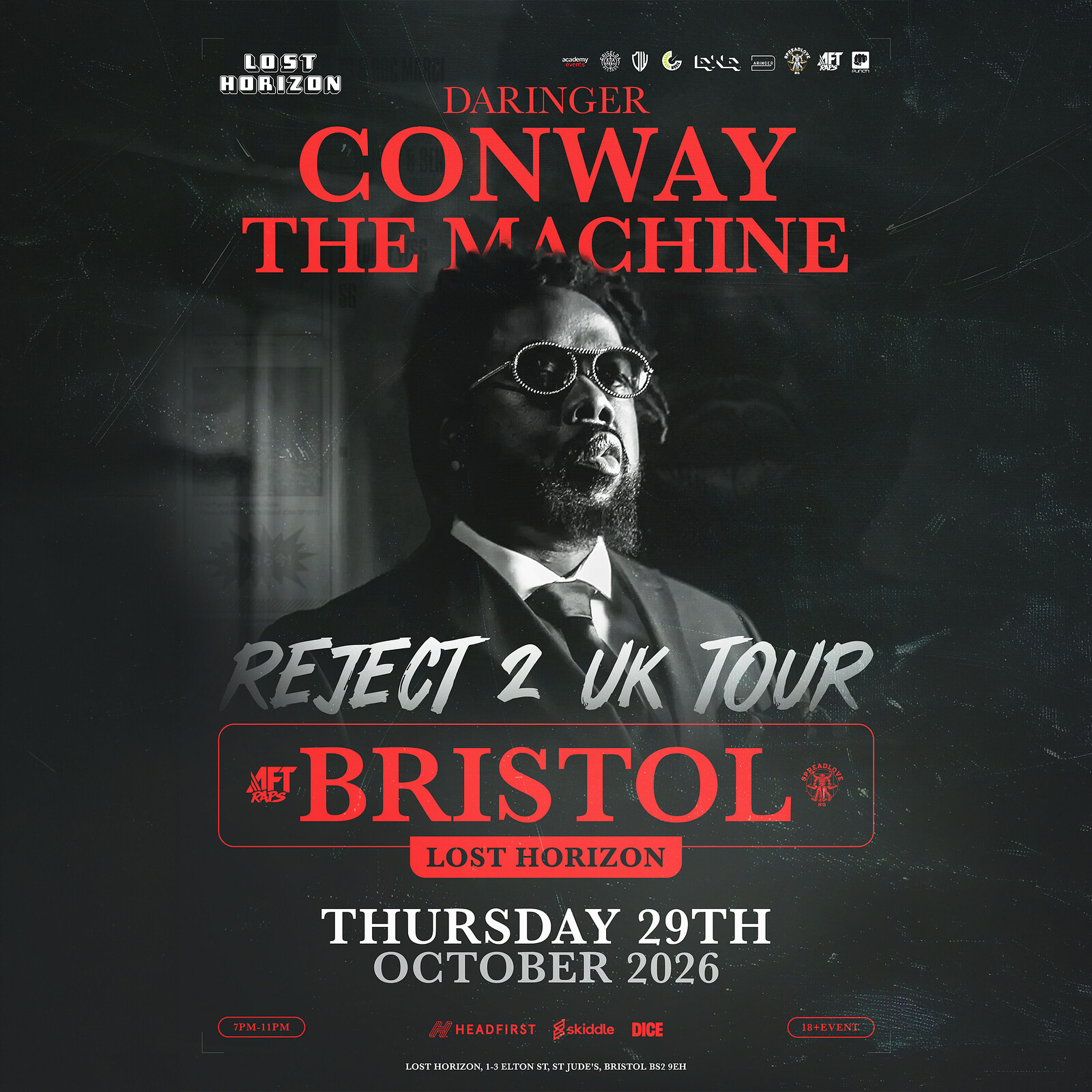 Conway The Machine + Daringer - Reject 2 Tour at Lost Horizon