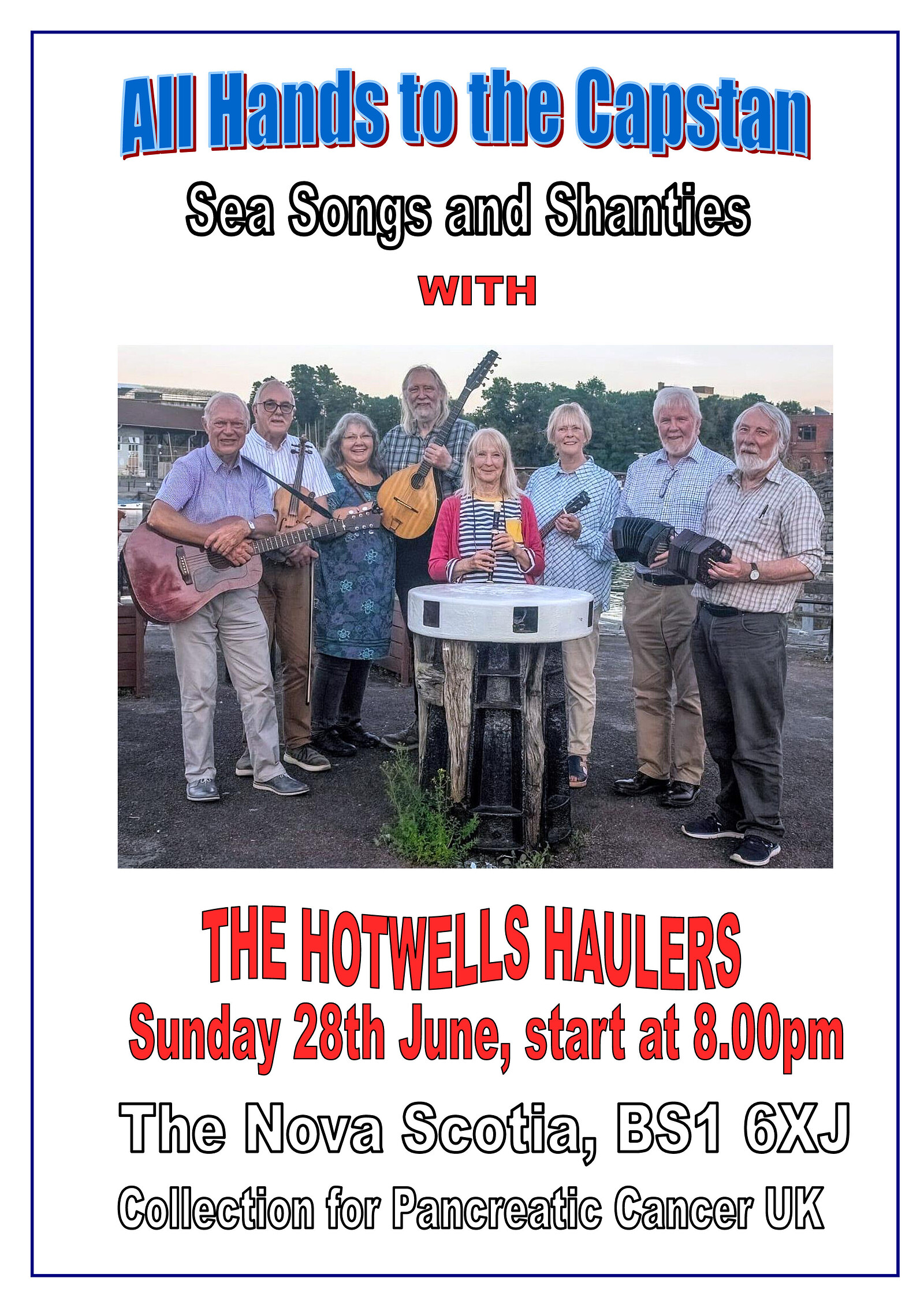 All Hands to the Capstan at Nova Scotia Pub, Hotwells, BS1 6XJ
