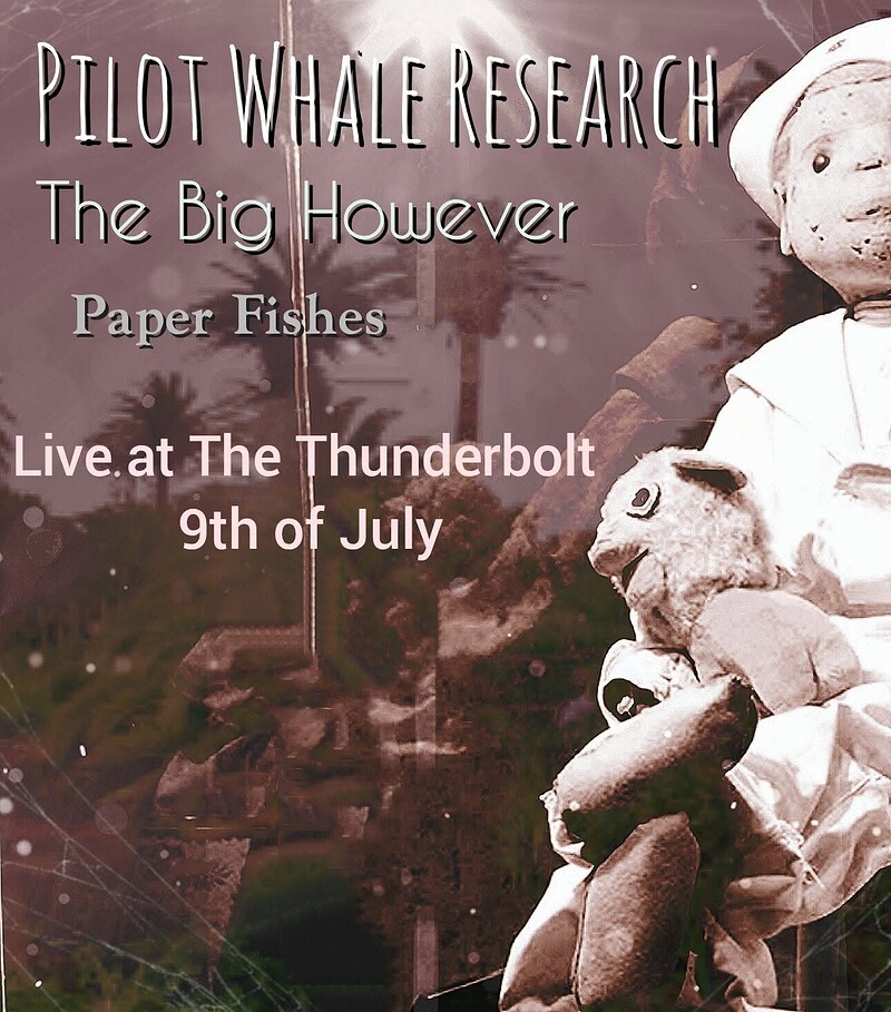 PILOT WHALE RESEARCH + The Big However + Paper Fishes at The Thunderbolt