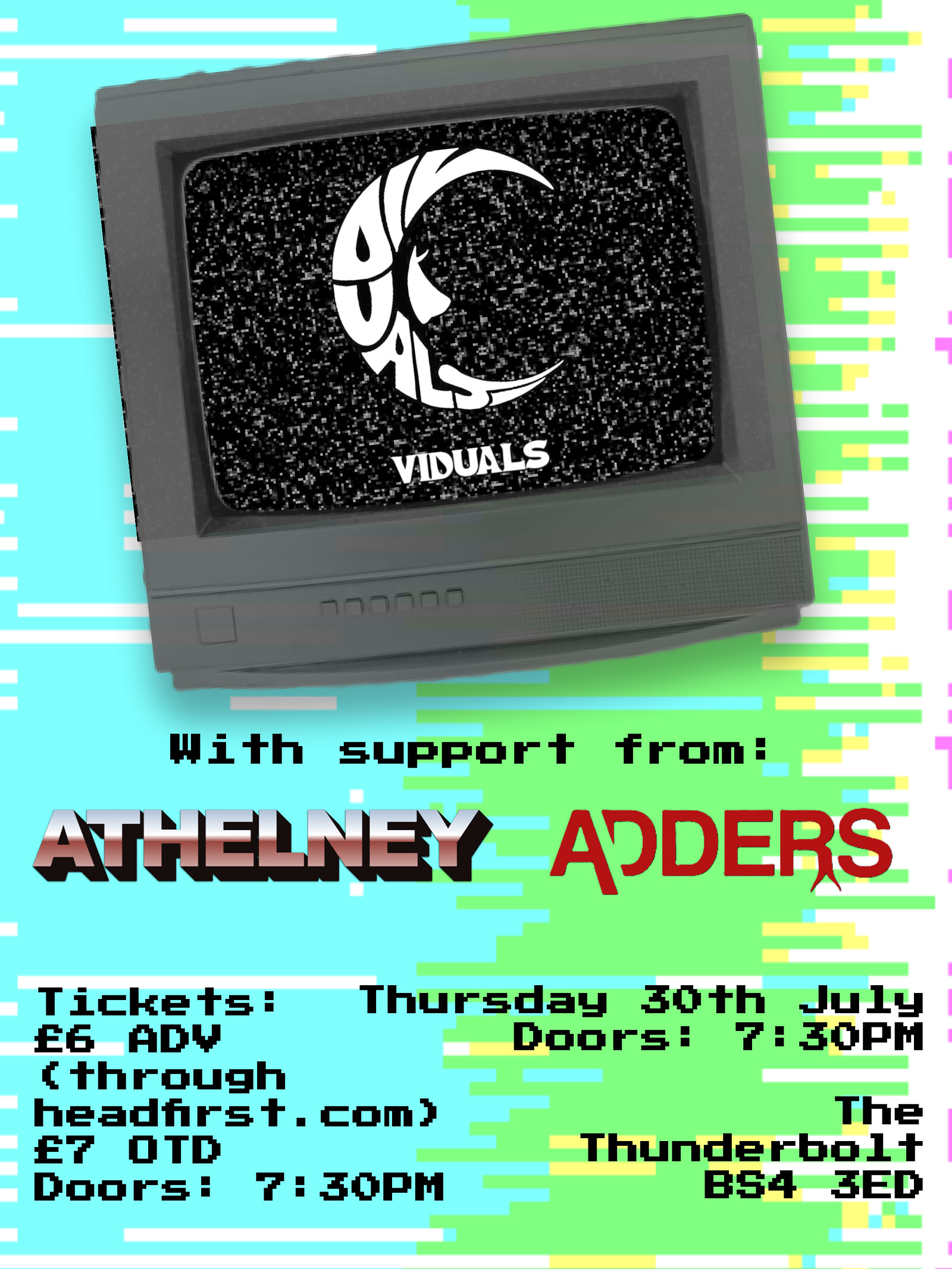 VIDUALS + Athelney + Adders at The Thunderbolt