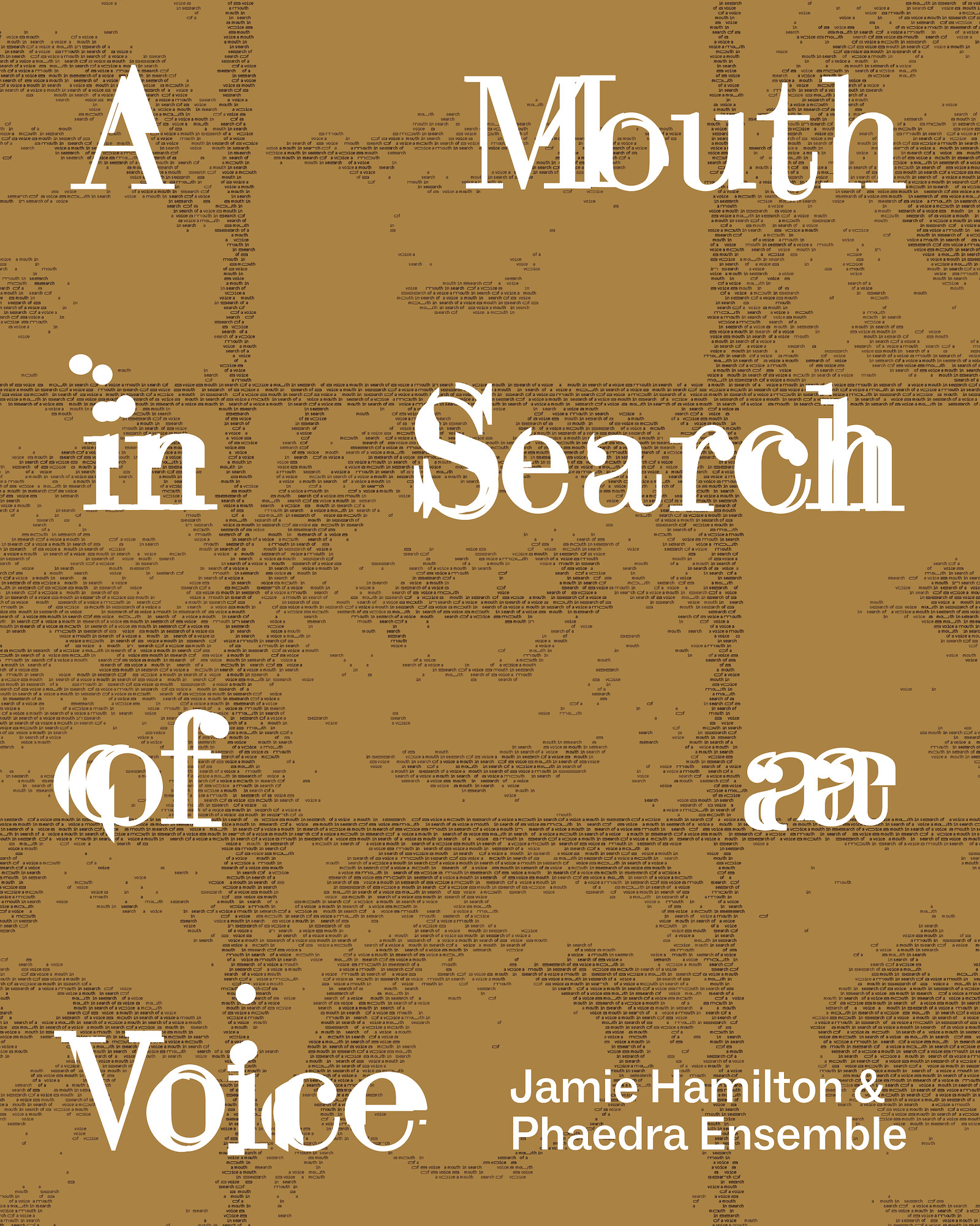 A Mouth In Search Of A Voice at Arnolfini
