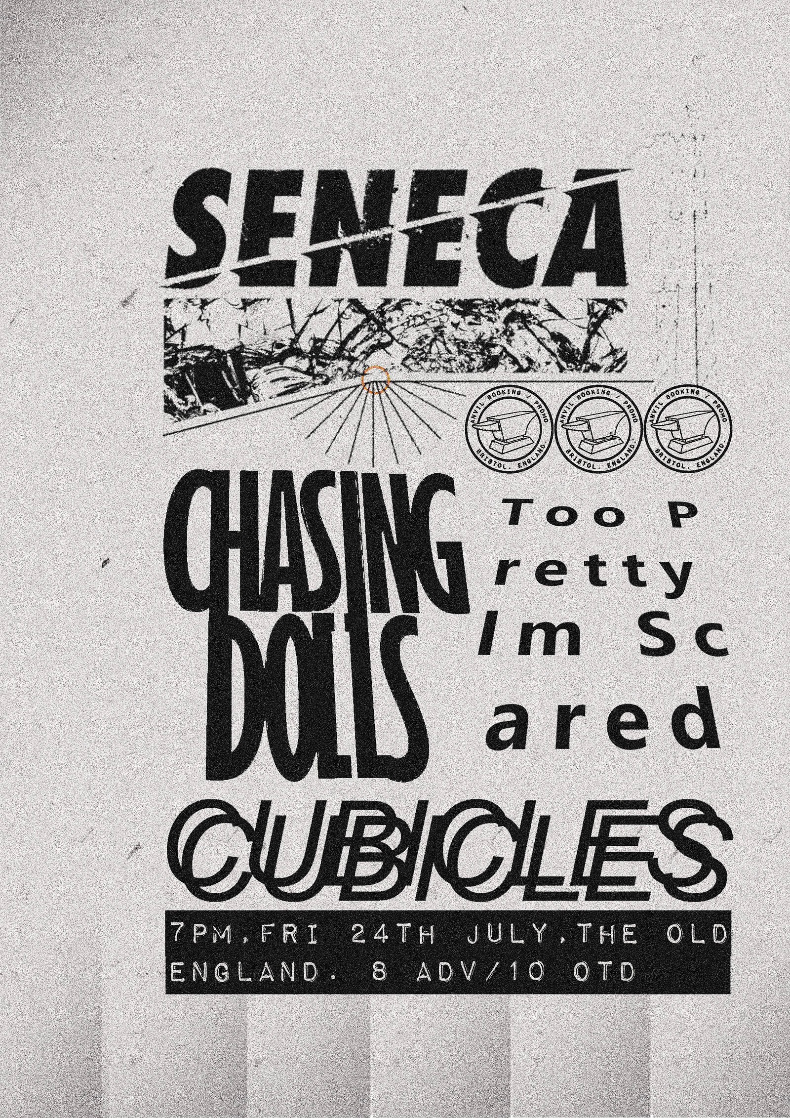 SENECA + Chasing Dolls + Cubicles + Too Pretty Im Scared @ The Old England at The Old England Pub
