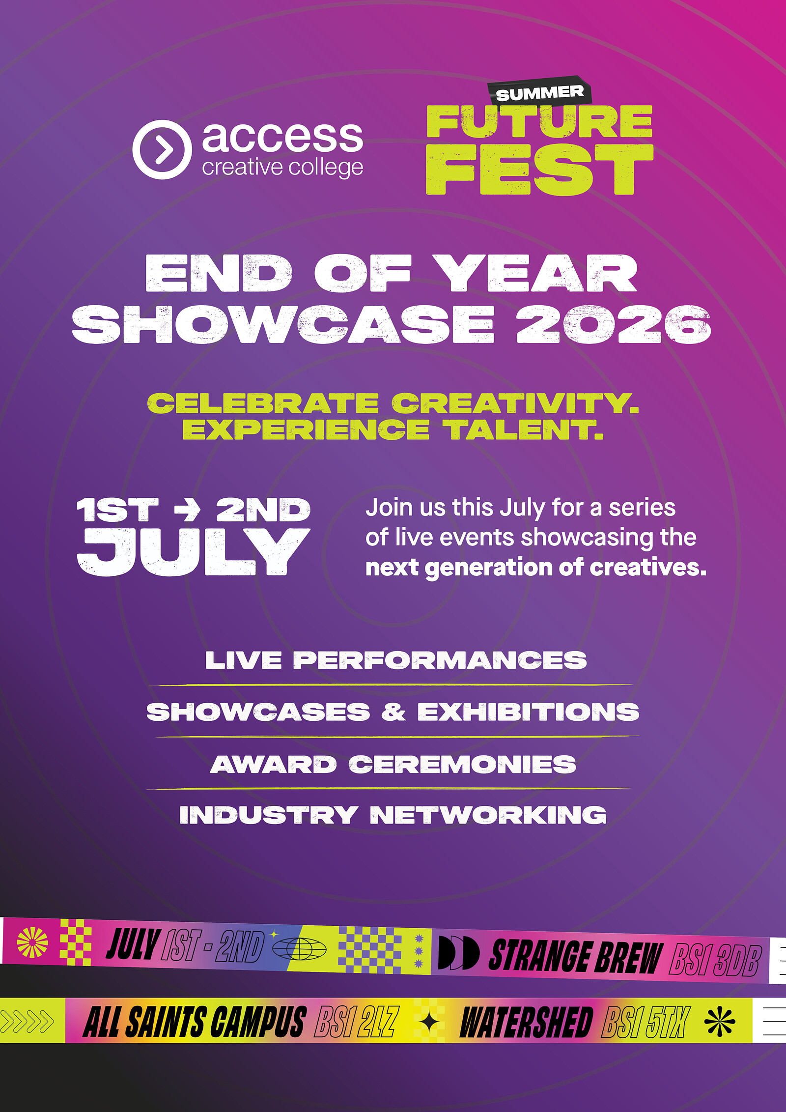 Access Creative: Future Of Music Festival at Strange Brew