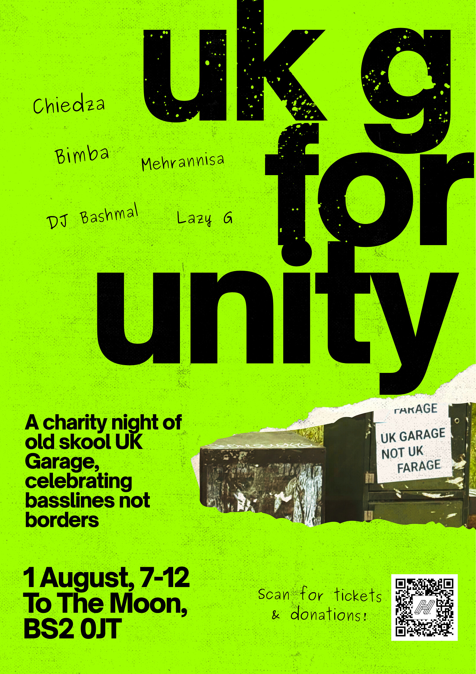 UKG for Unity: A charity night of UK Garage and good vibes at To The Moon