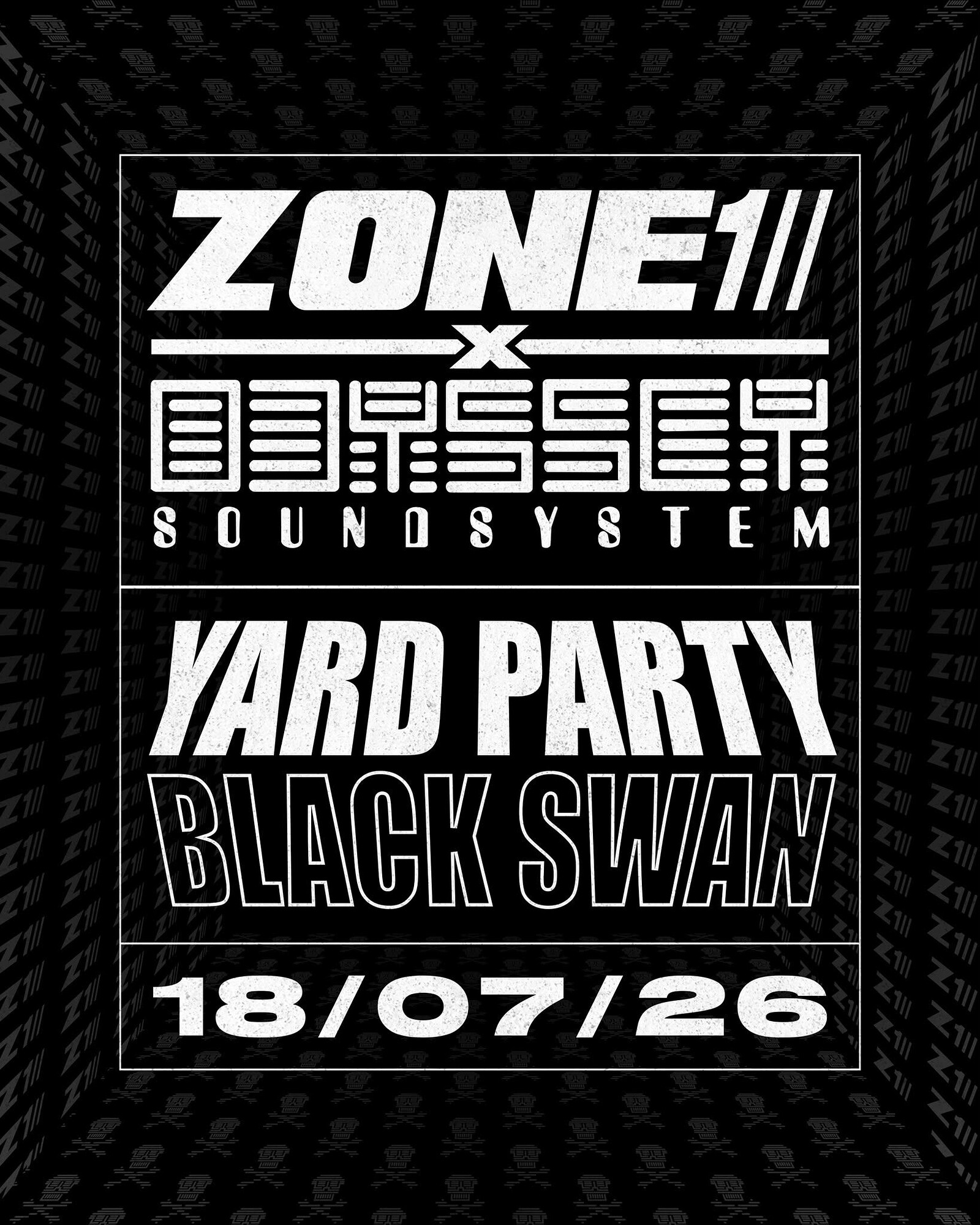 ZONE 1 X ODYSSEY SOUND SYSTEM - BLACK SWAN at The Black Swan
