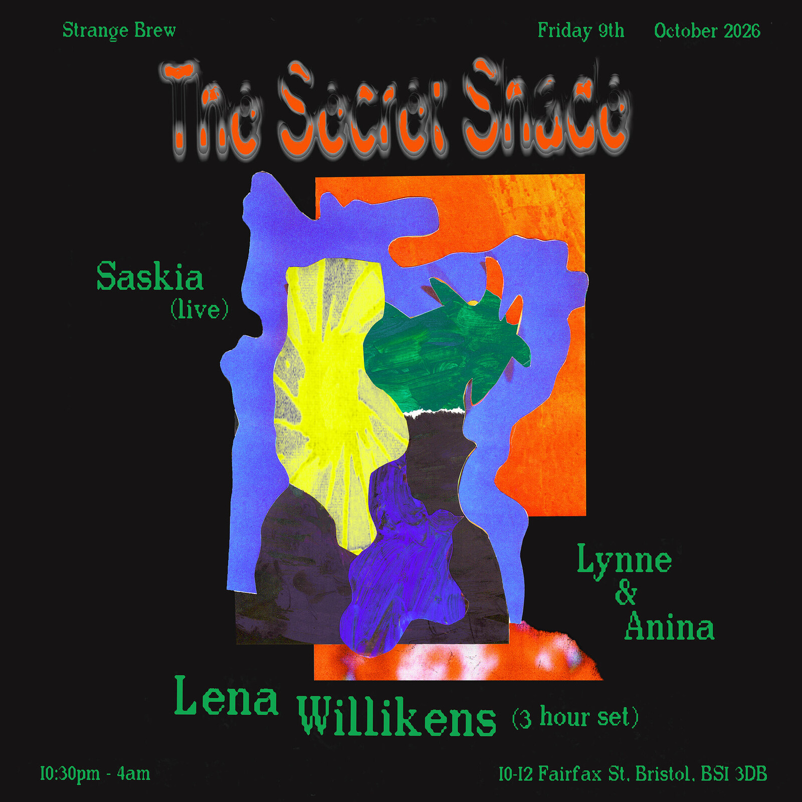 The Secret Shade: Lena Willikens, Lynne b2b Anina, Saskia at Strange Brew