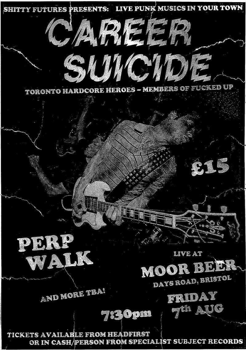 Career Suicide , Perp Walk and more… at Moor Beer Co