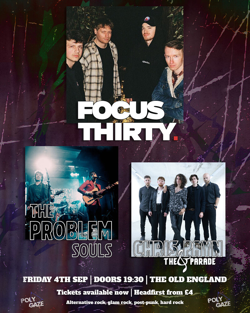 Focus Thirty | An Alternative Rock & Glam Rock Gig at The Old England Pub