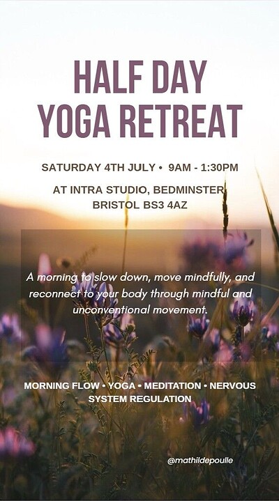 Half Day Yoga Retreat at Intra Studio Bristol