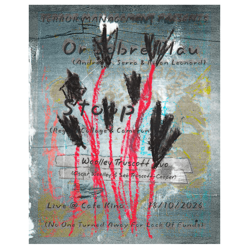 Or Sobre Blau + Stoop + Woolley Truscott duo at Cafe Kino