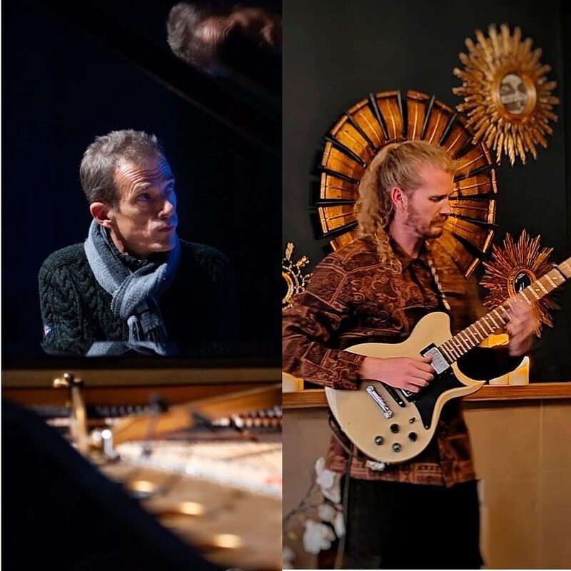 solo sets for piano & tenor guitar at St Ambrose