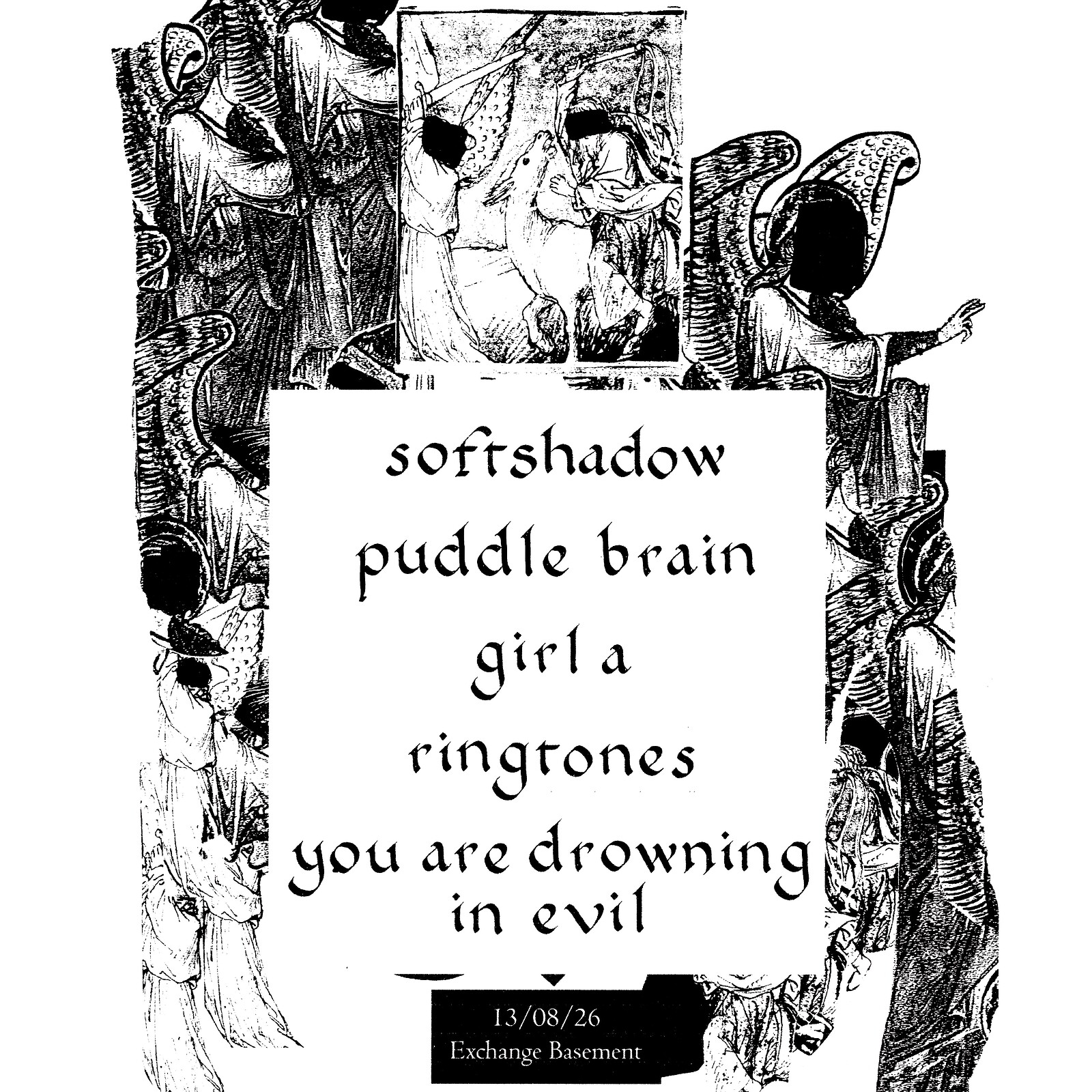 Softshadow, Puddle Brain, Girl A + more at Exchange