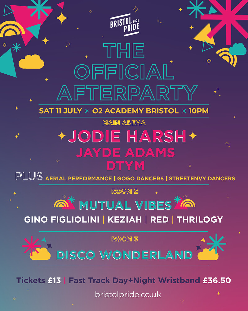 The Official Bristol Pride Afterparty at O2 Academy