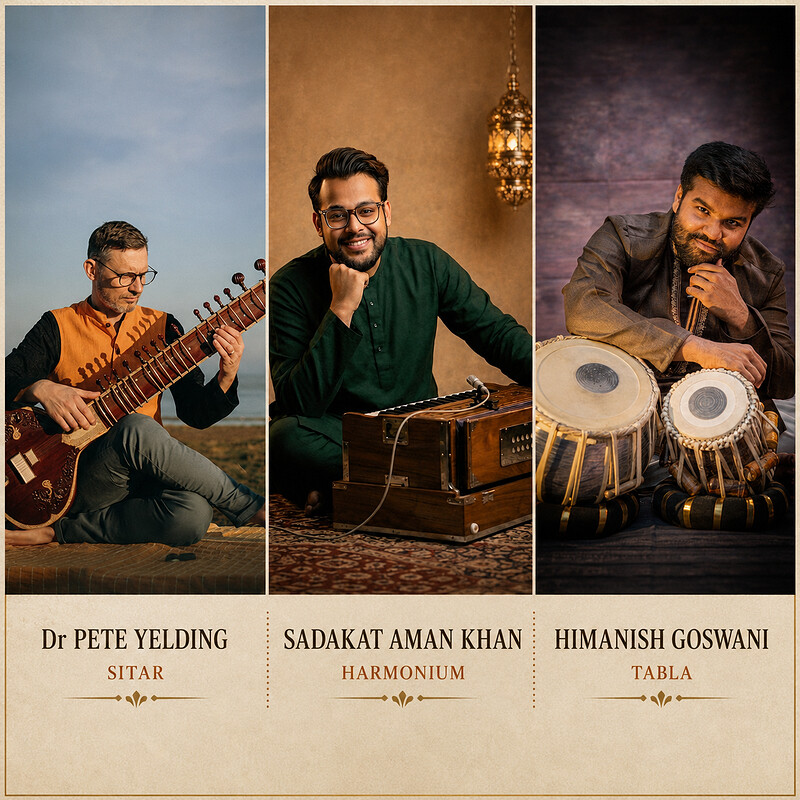 Sadakat Aman Khan & Dr Pete Yelding at Brandon Park House
