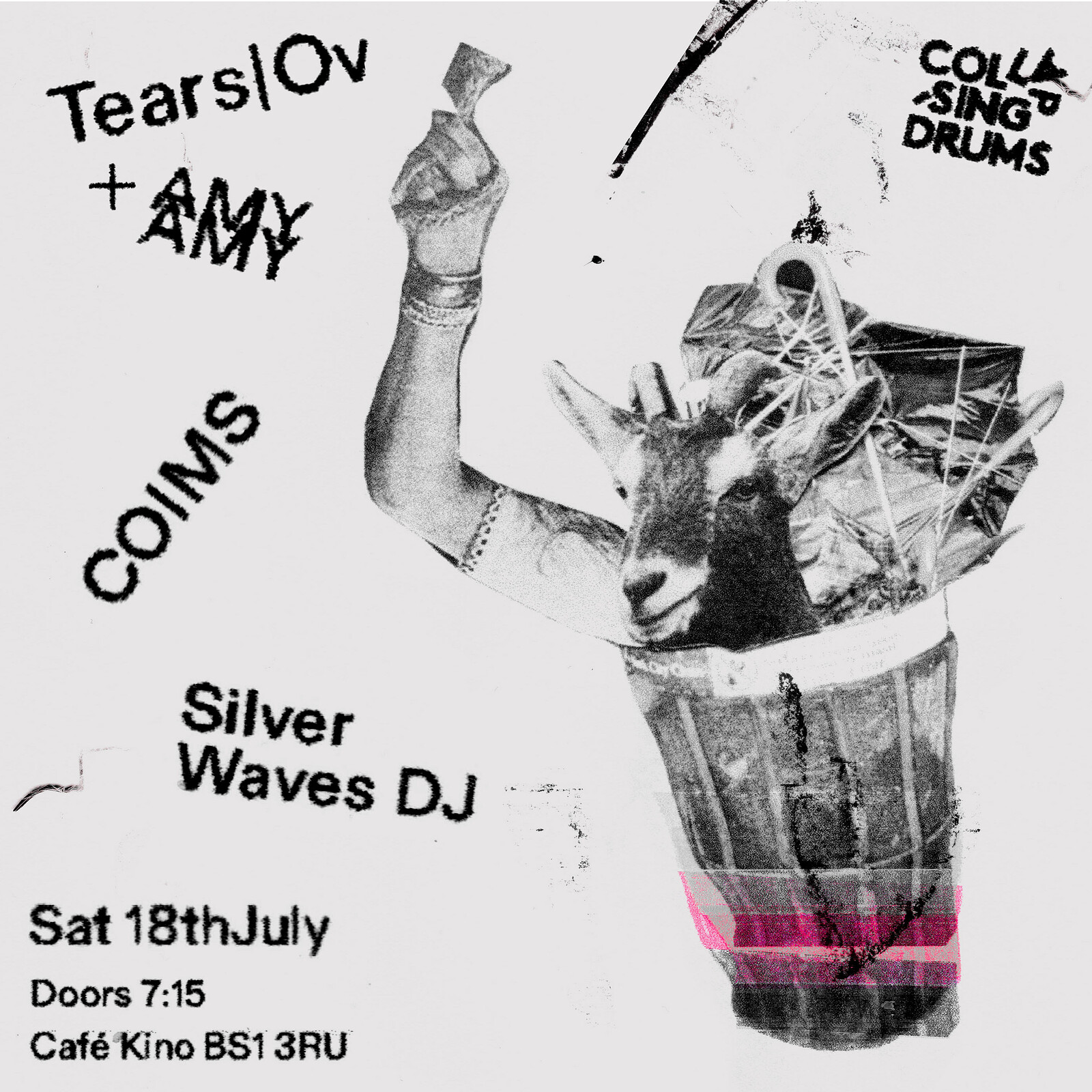 Tears|Ov + AMY / COIMS / Silver Waves DJ at Cafe Kino