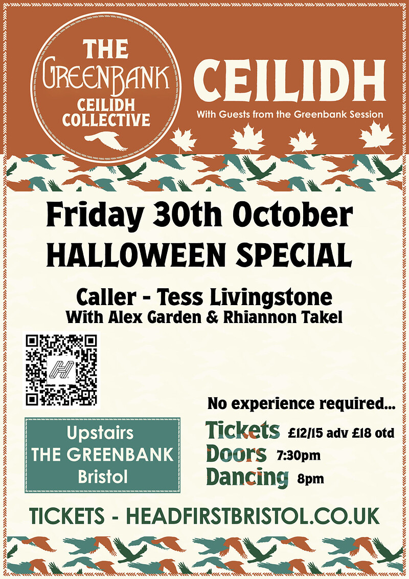 Greenbank Folk Club - Autumn Ceilidh 2026 at The Greenbank