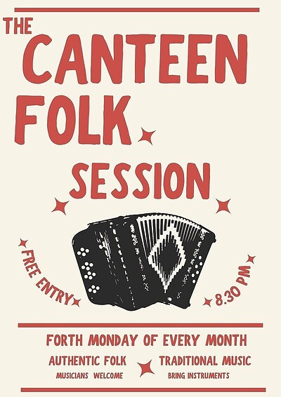 The Canteen Folk Session - New Monthly Night