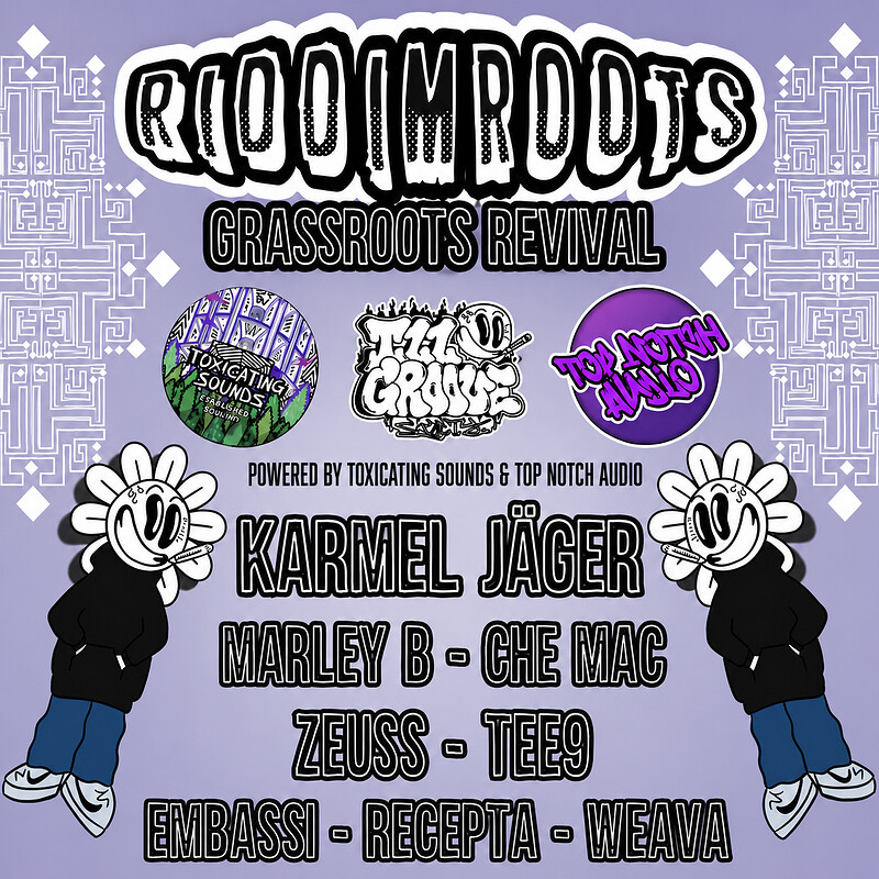 RIDDIM ROOTS GRASSROOTS REVIVAL at The Crown