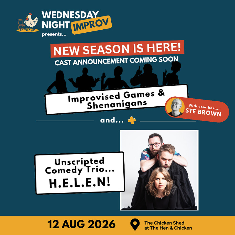 Wednesday Night Improv: August Show at The Hen & Chicken