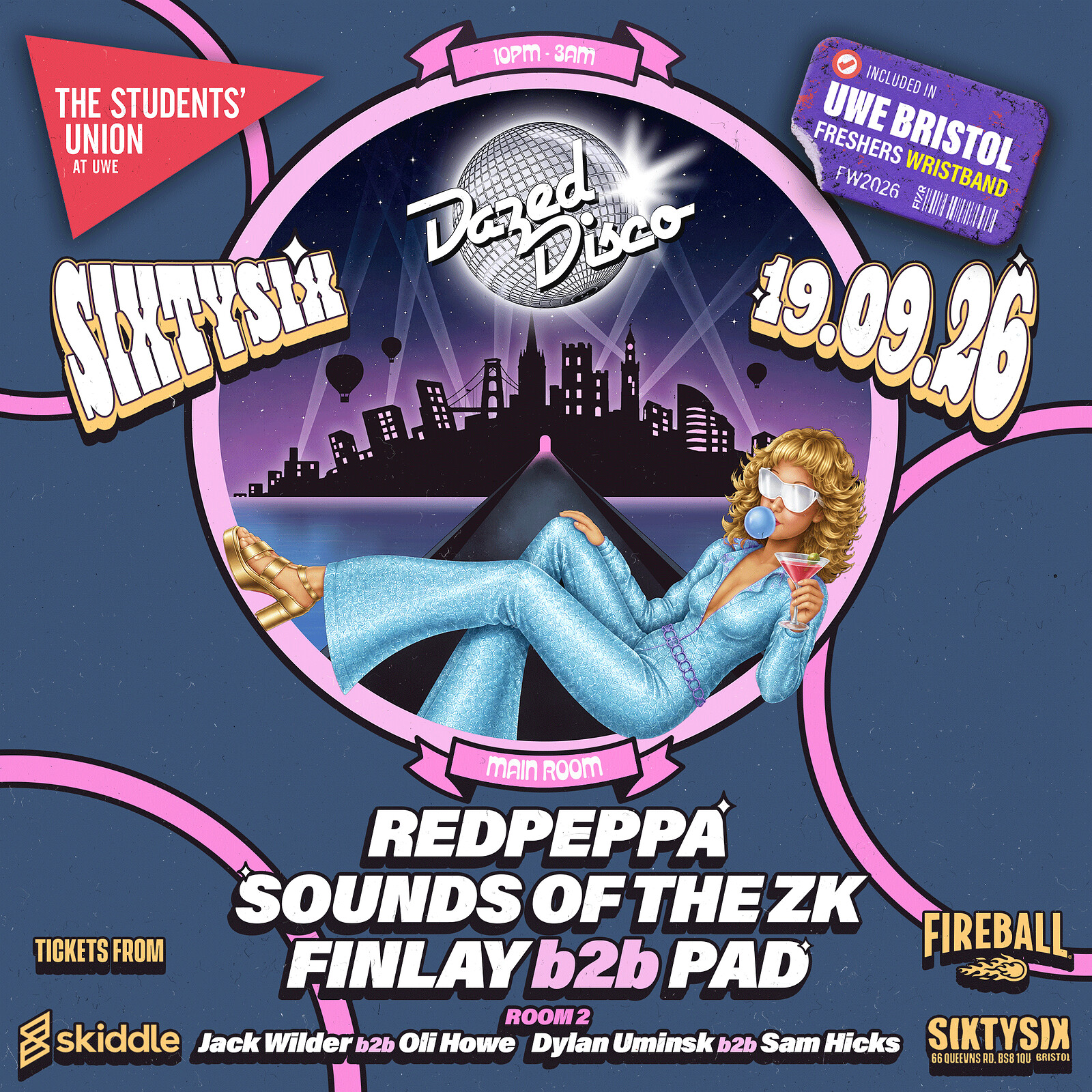 UWE Bristol Official Freshers | Dazed Disco at SIXTYSIX